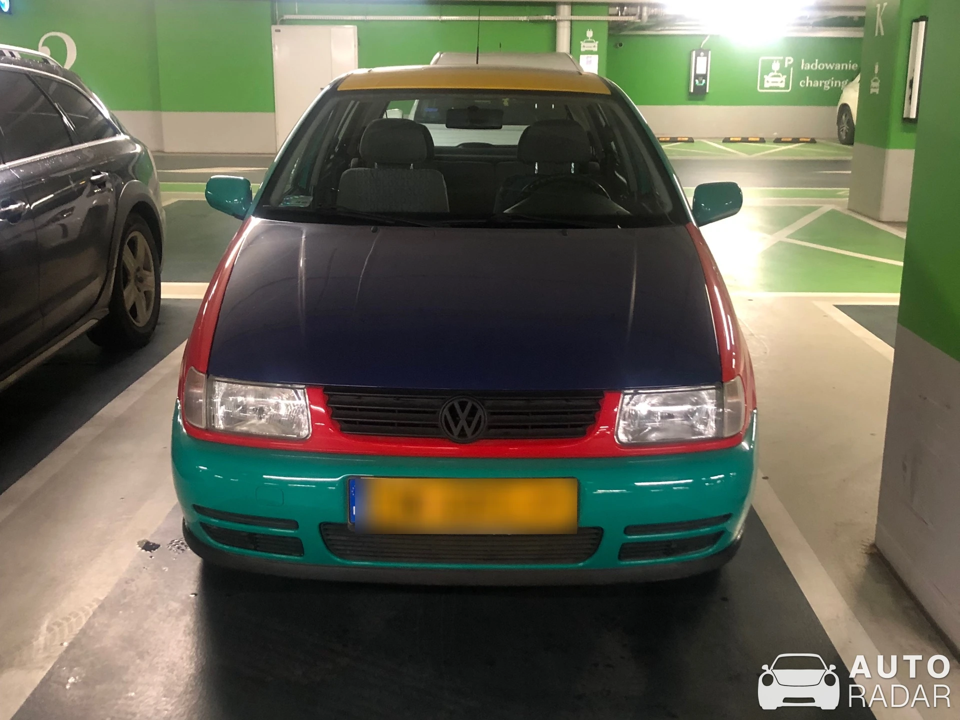 Volkswagen Polo Mk3 Harlequin Edition spotted in Wrocław, Poland