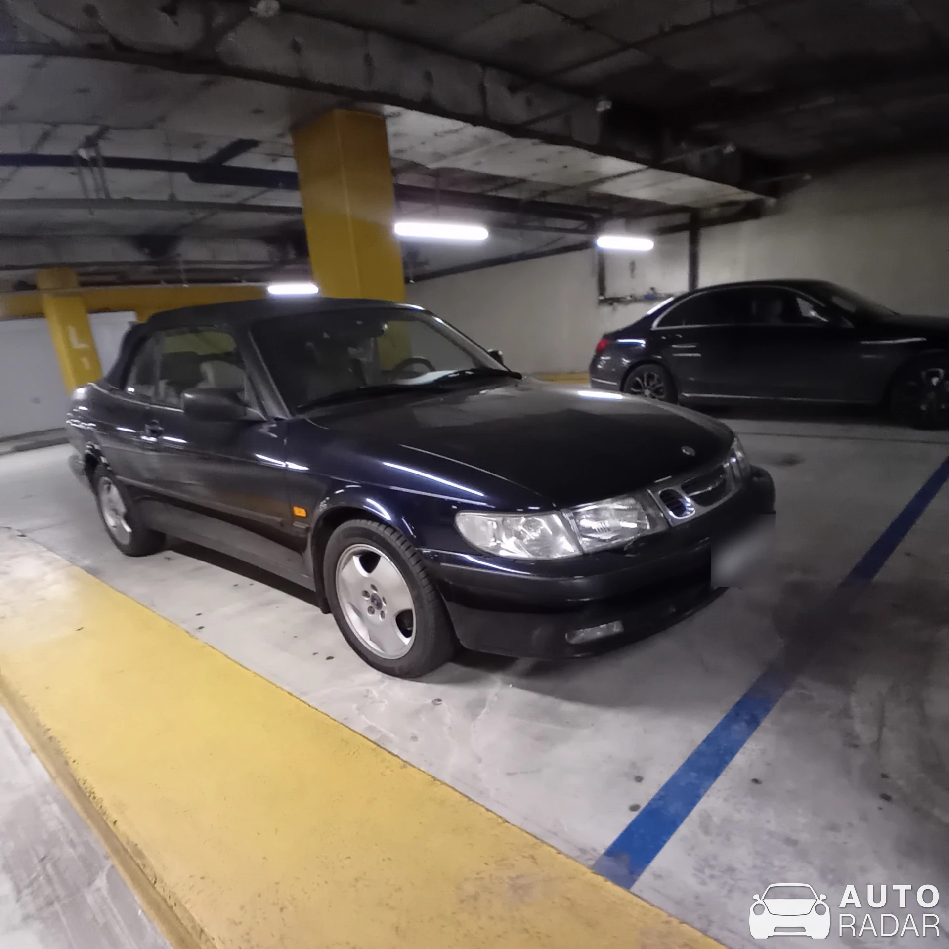 Saab 9-3 Convertible spotted in Budapest, Hungary
