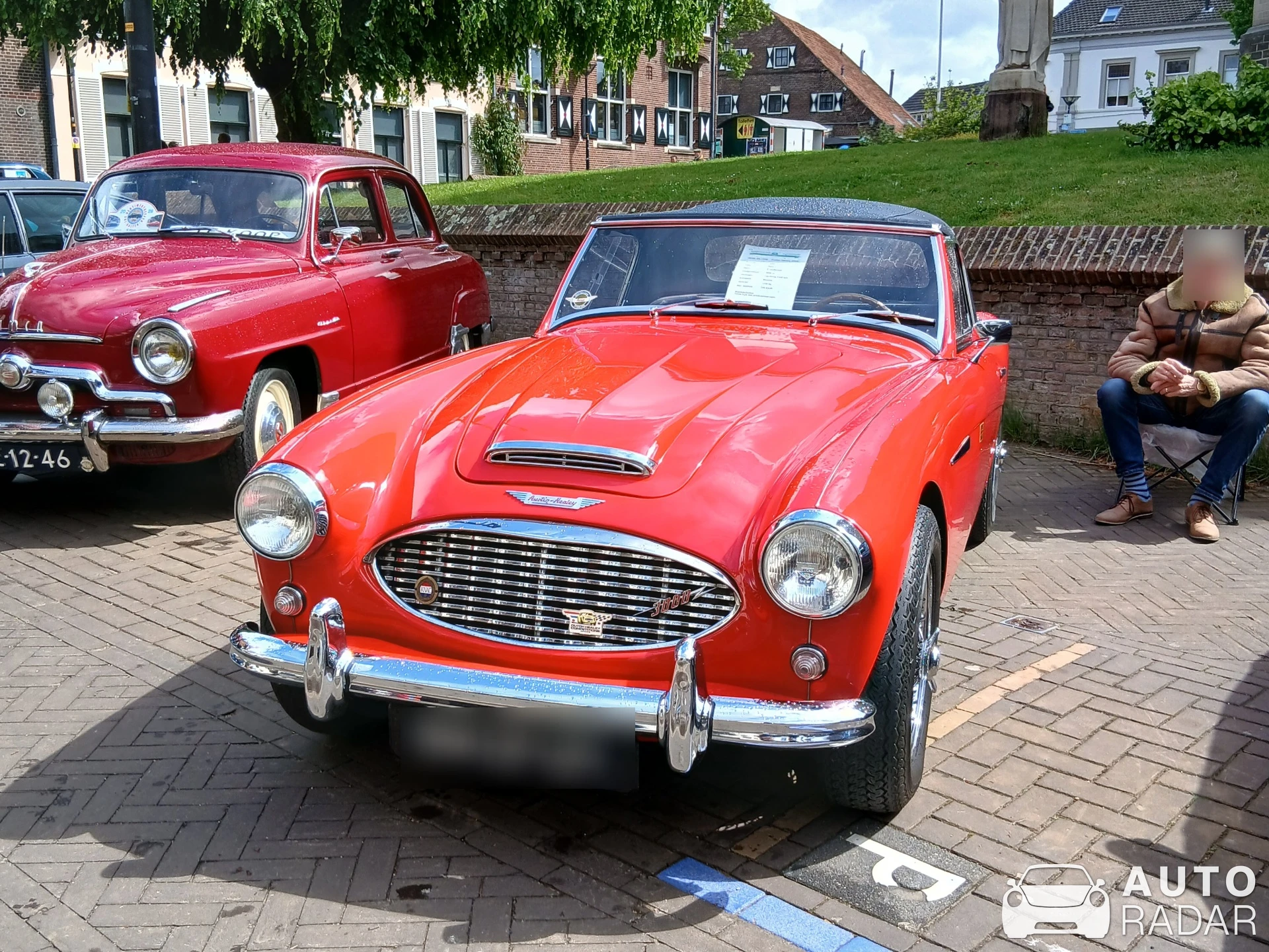 Austin-Healey 100 spotted in Aalten