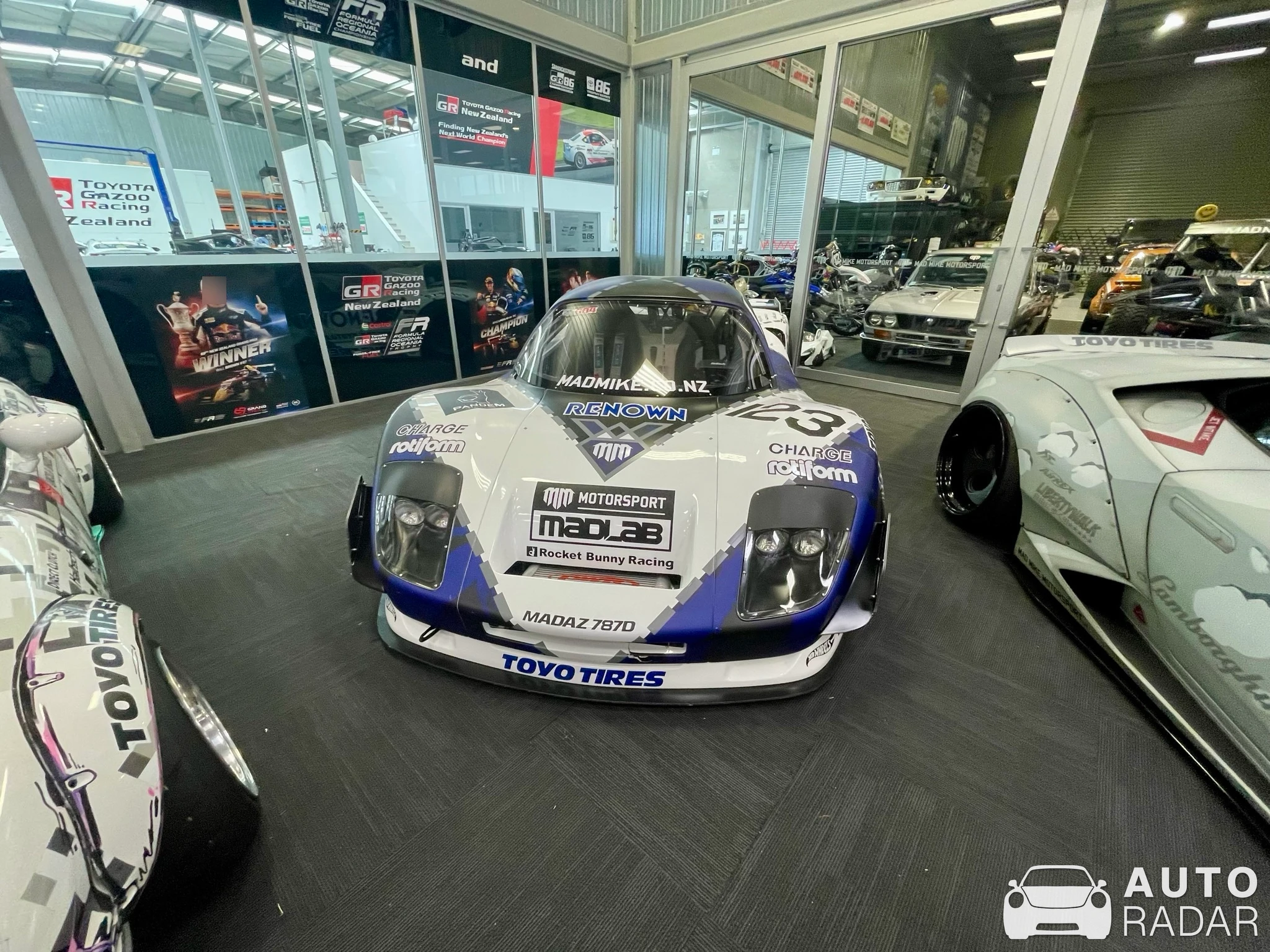 Mazda 787D spotted
