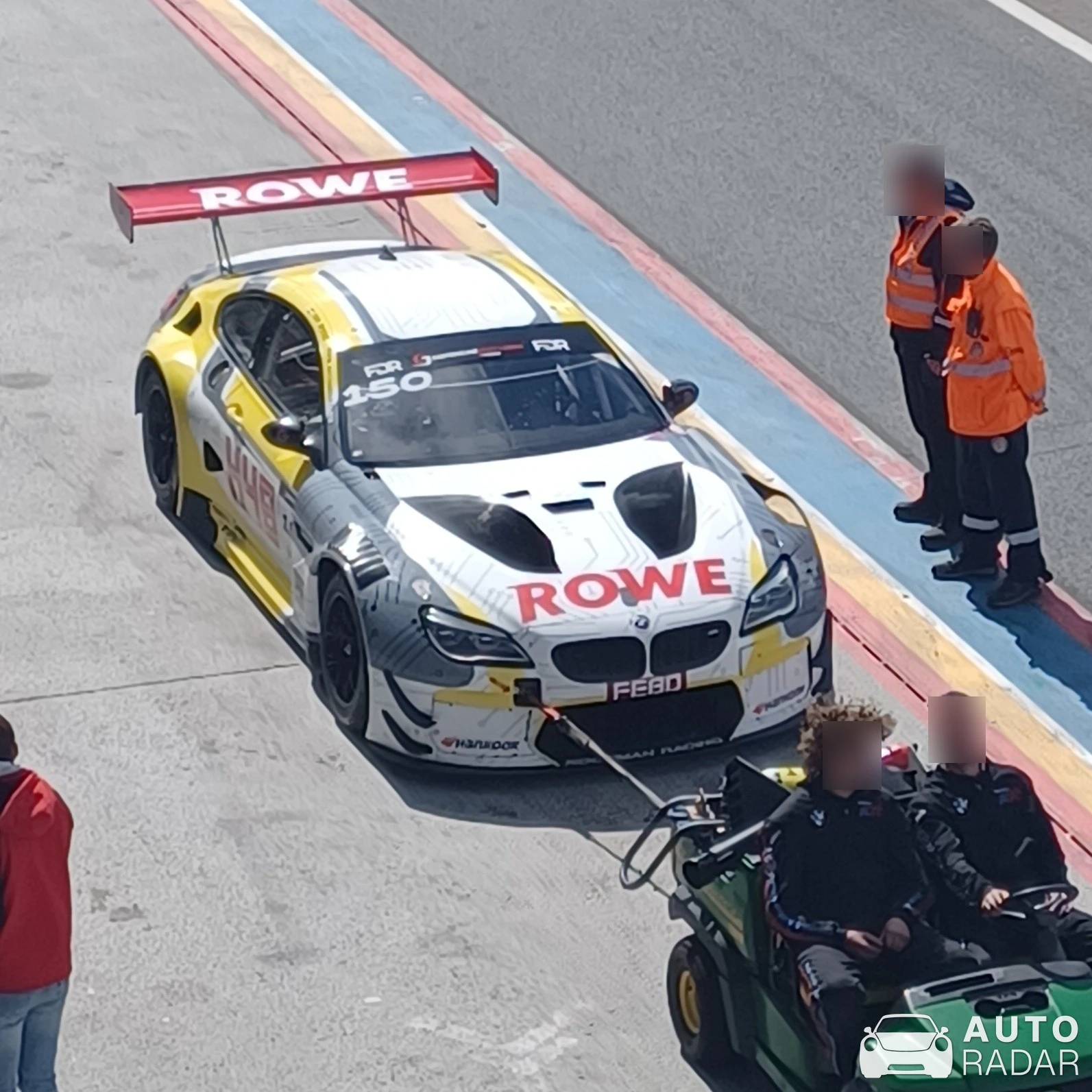 BMW M6 F13 GT3 spotted in Zandvoort