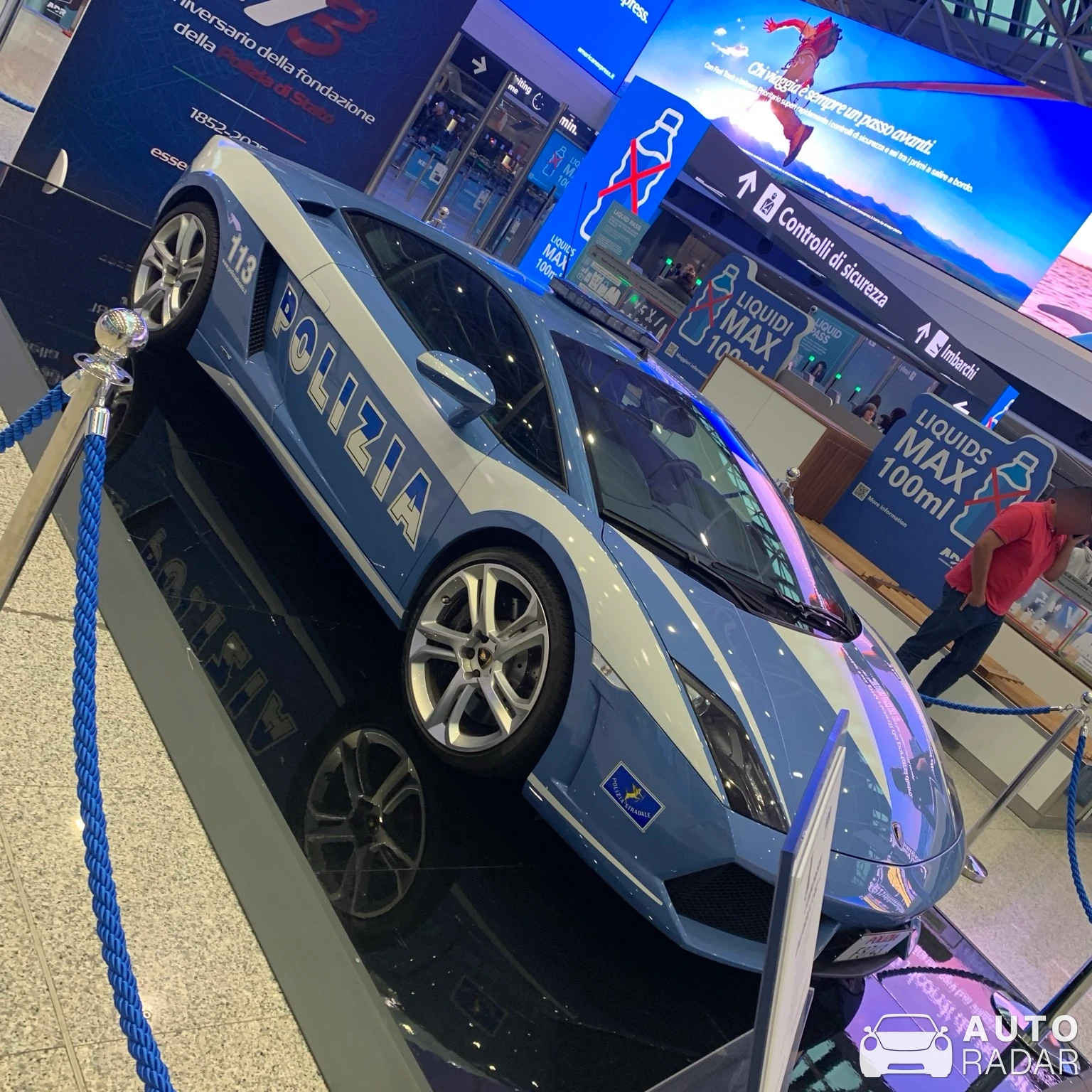 Lamborghini Gallardo LP560-4 2013 Polizia spotted in Fiumicino