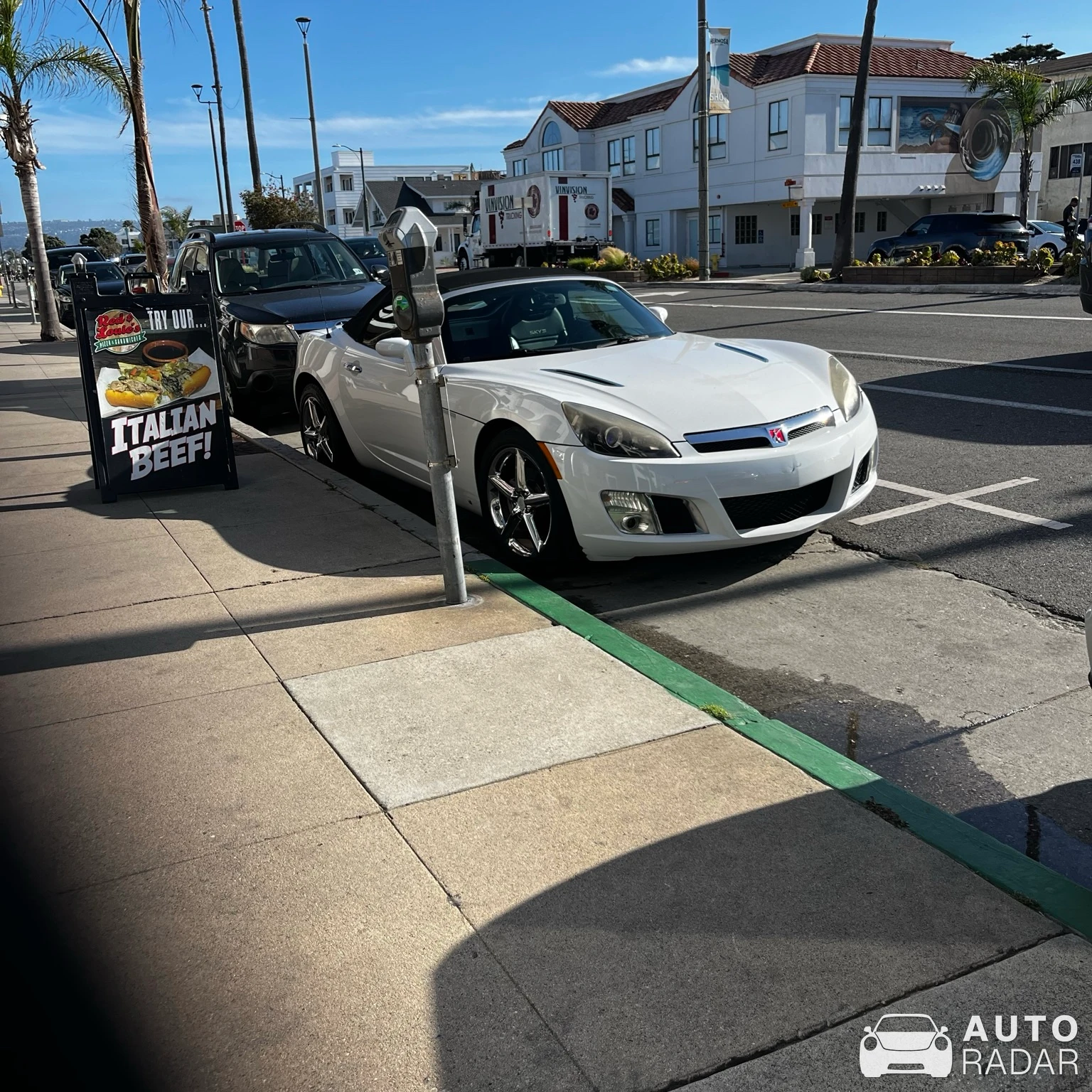 Saturn Sky Red Line spotted in Hermosa Beach