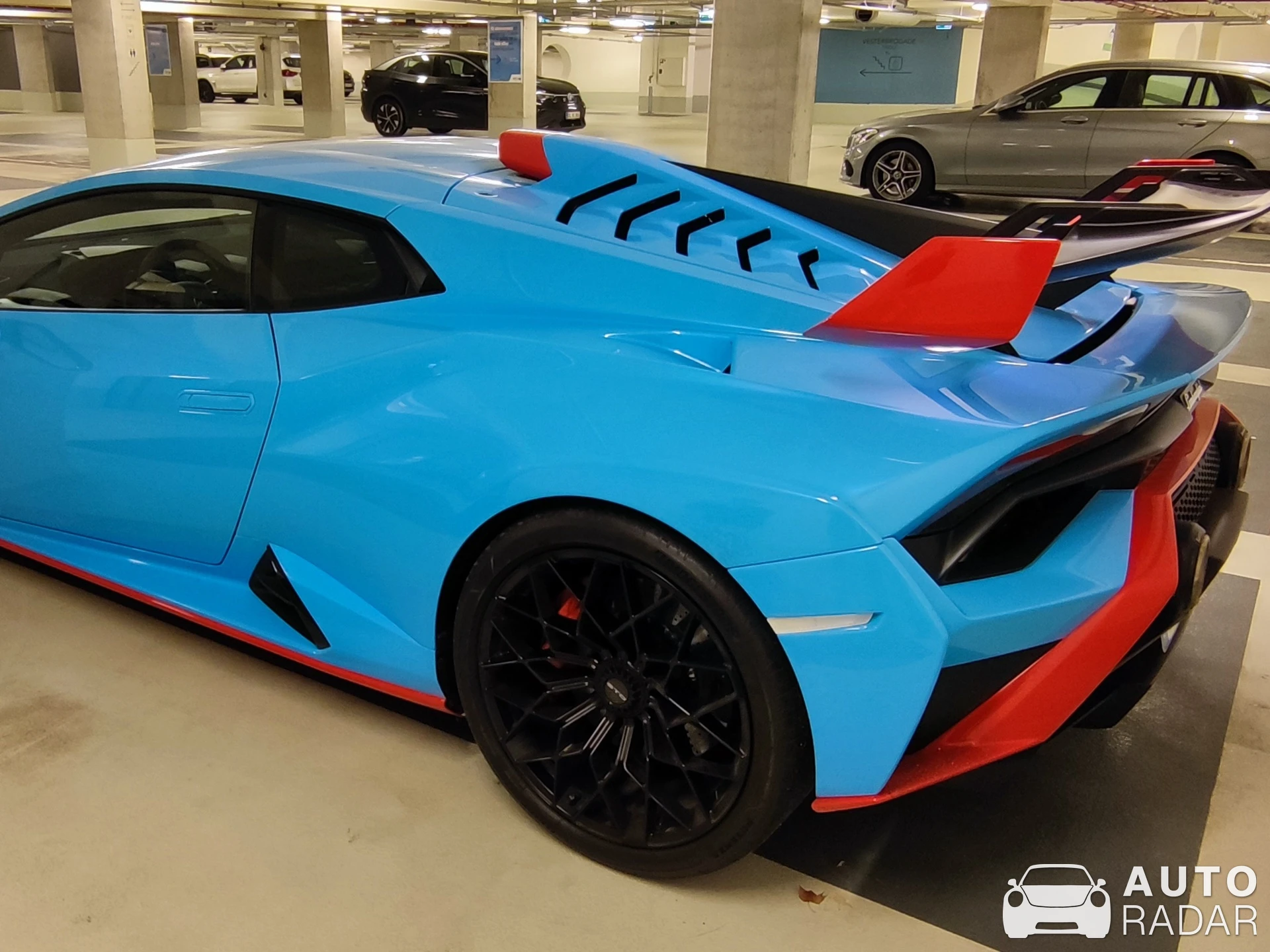 Lamborghini Huracán LP640-2 STO spotted in København, Denmark