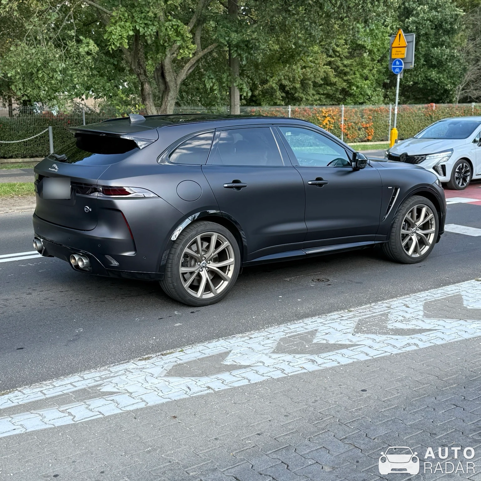 Jaguar F-PACE SVR spotted in Poznań, Polska