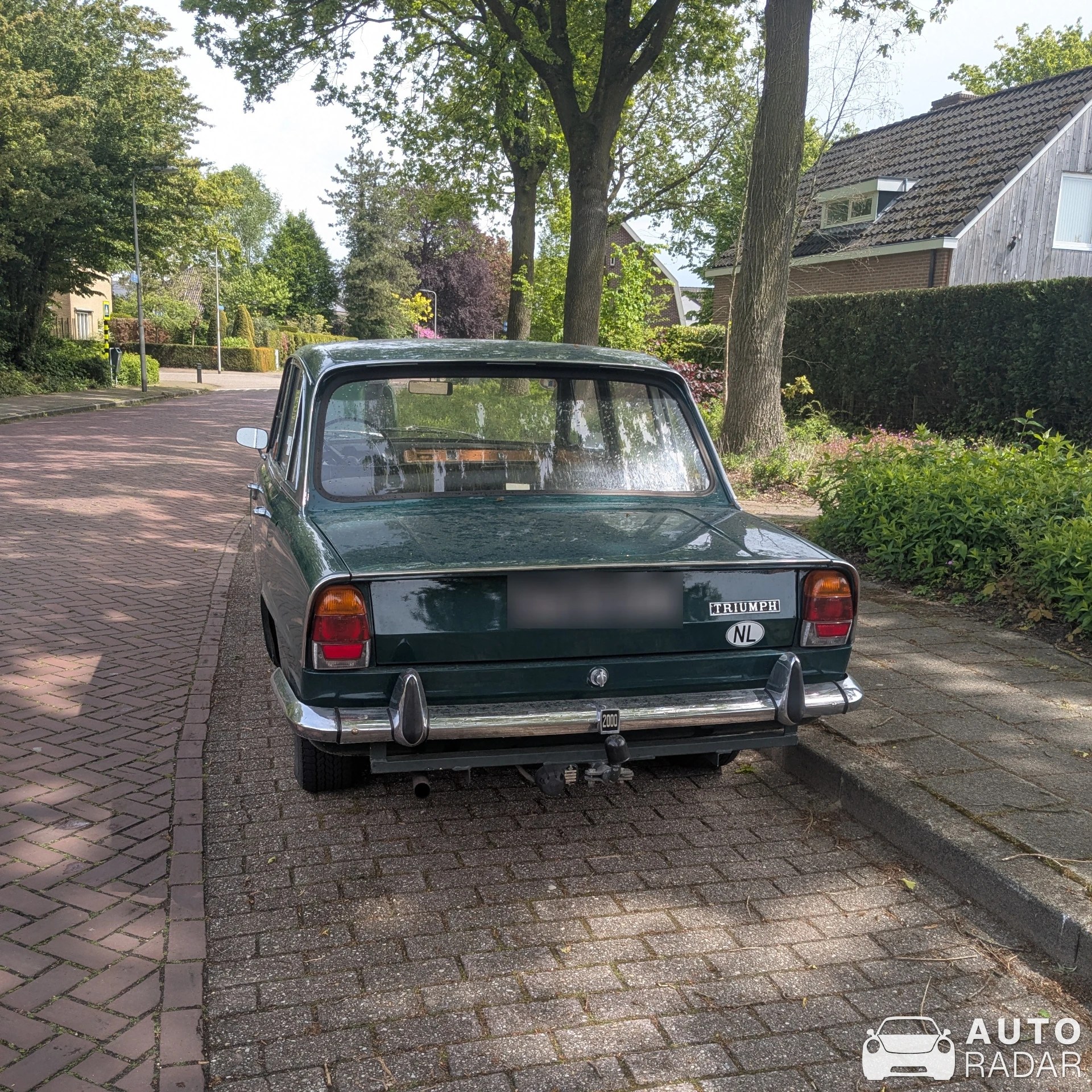Triumph 2000 Roadster spotted in Delden