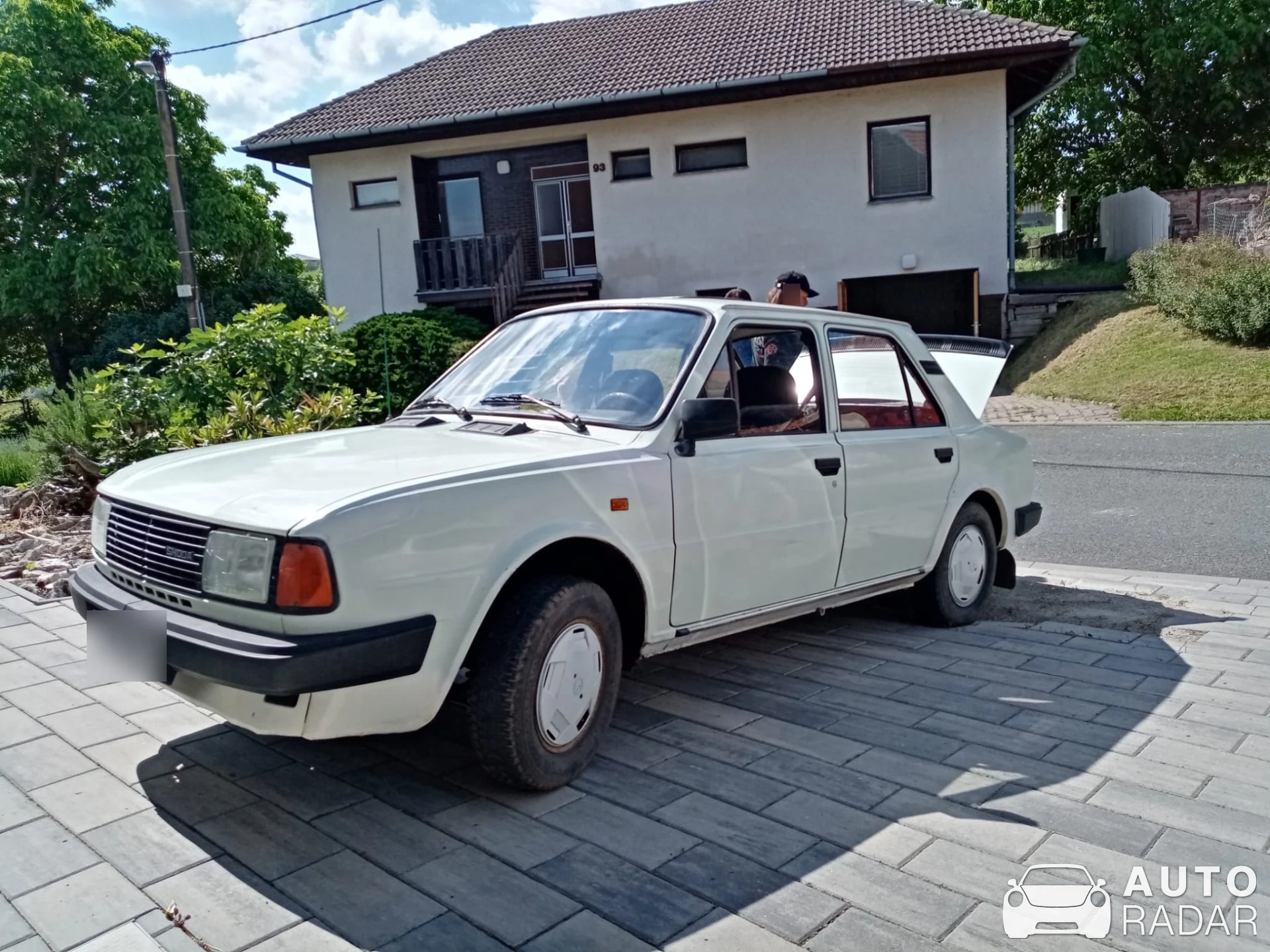 Škoda 105S spotted in Dobelice