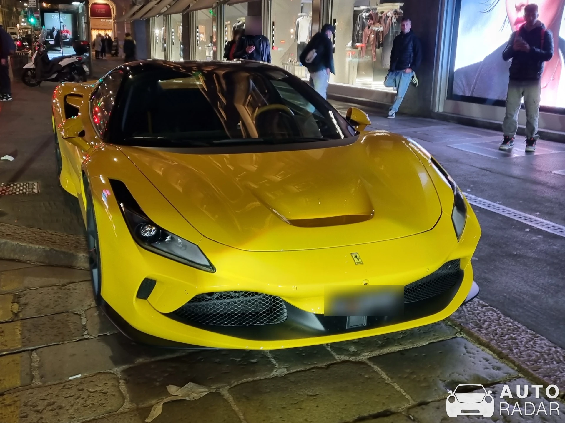 Ferrari F8 Spider spotted in Milano, Italia