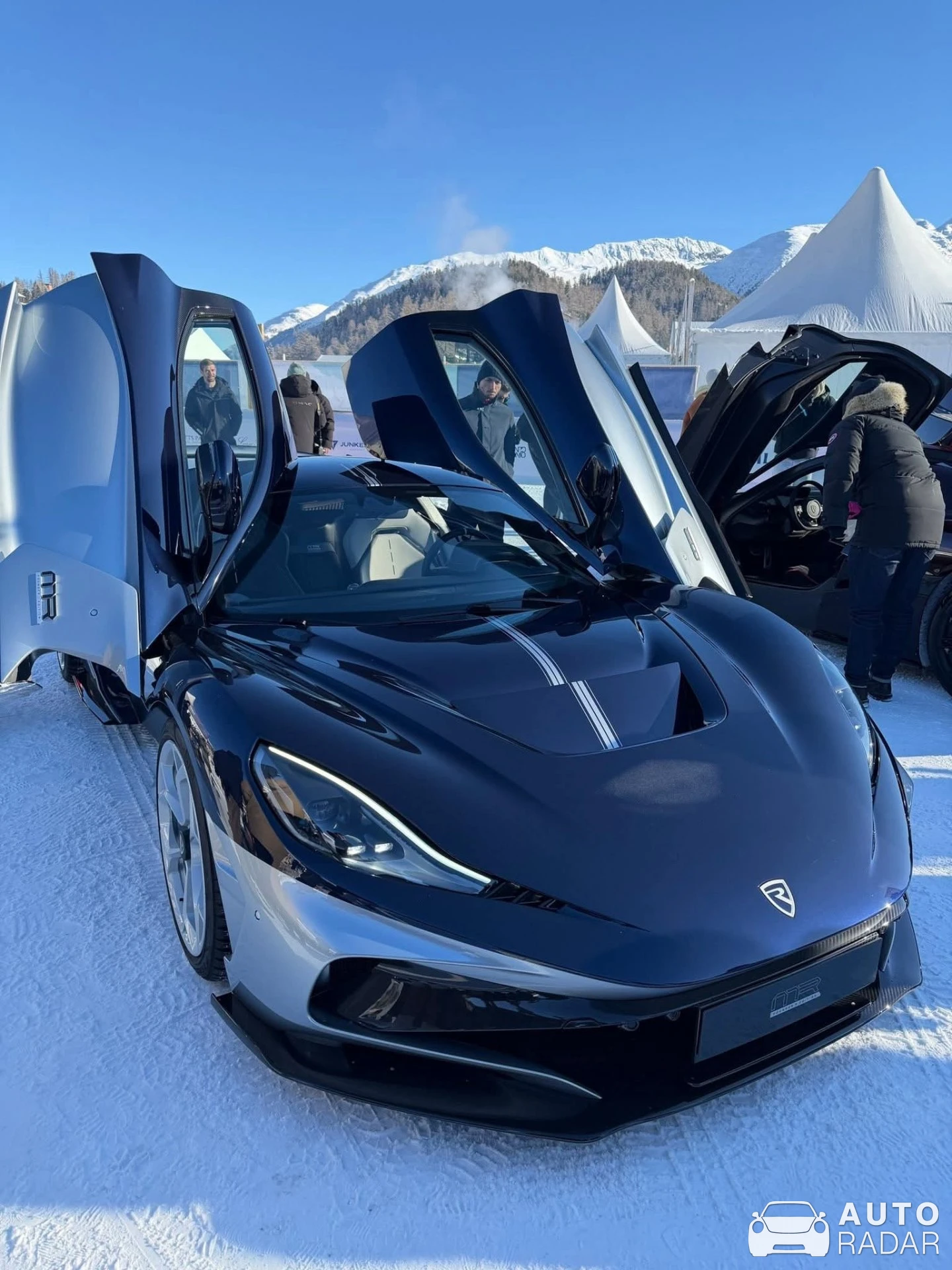 Rimac Nevera R spotted in St. Moritz
