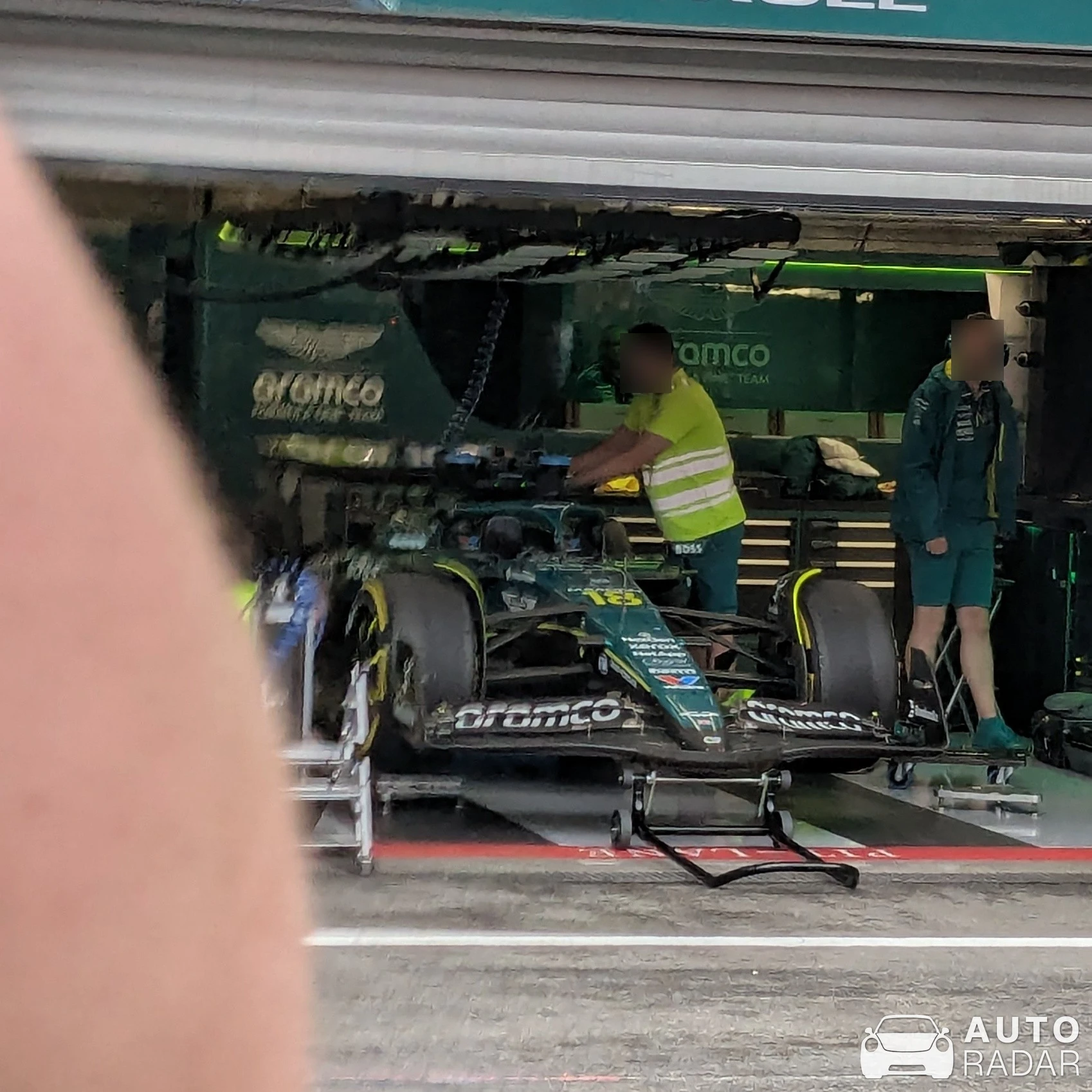 Aston Martin AMR25 spotted in Stavelot