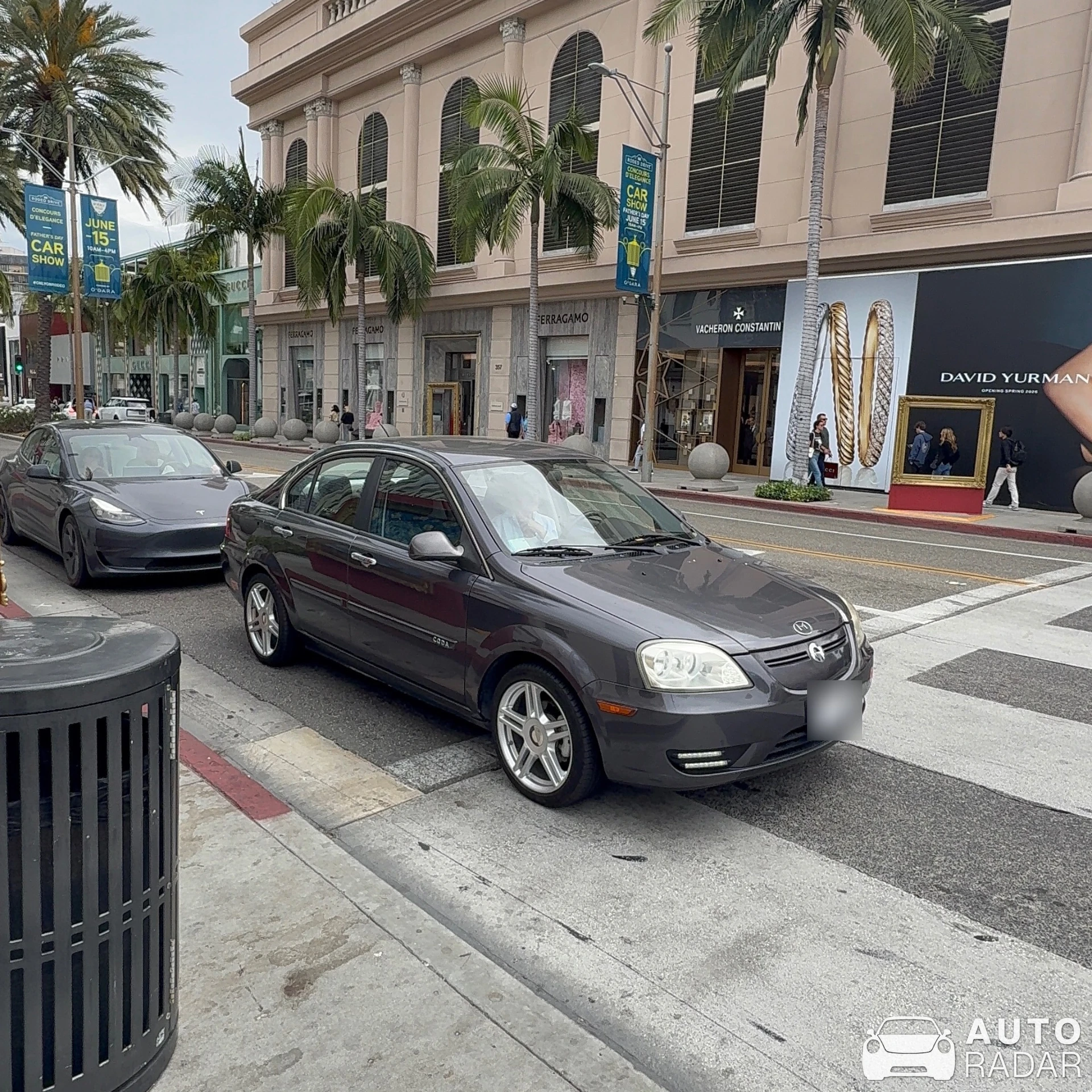 Coda EV Sedan spotted in Beverly Hills
