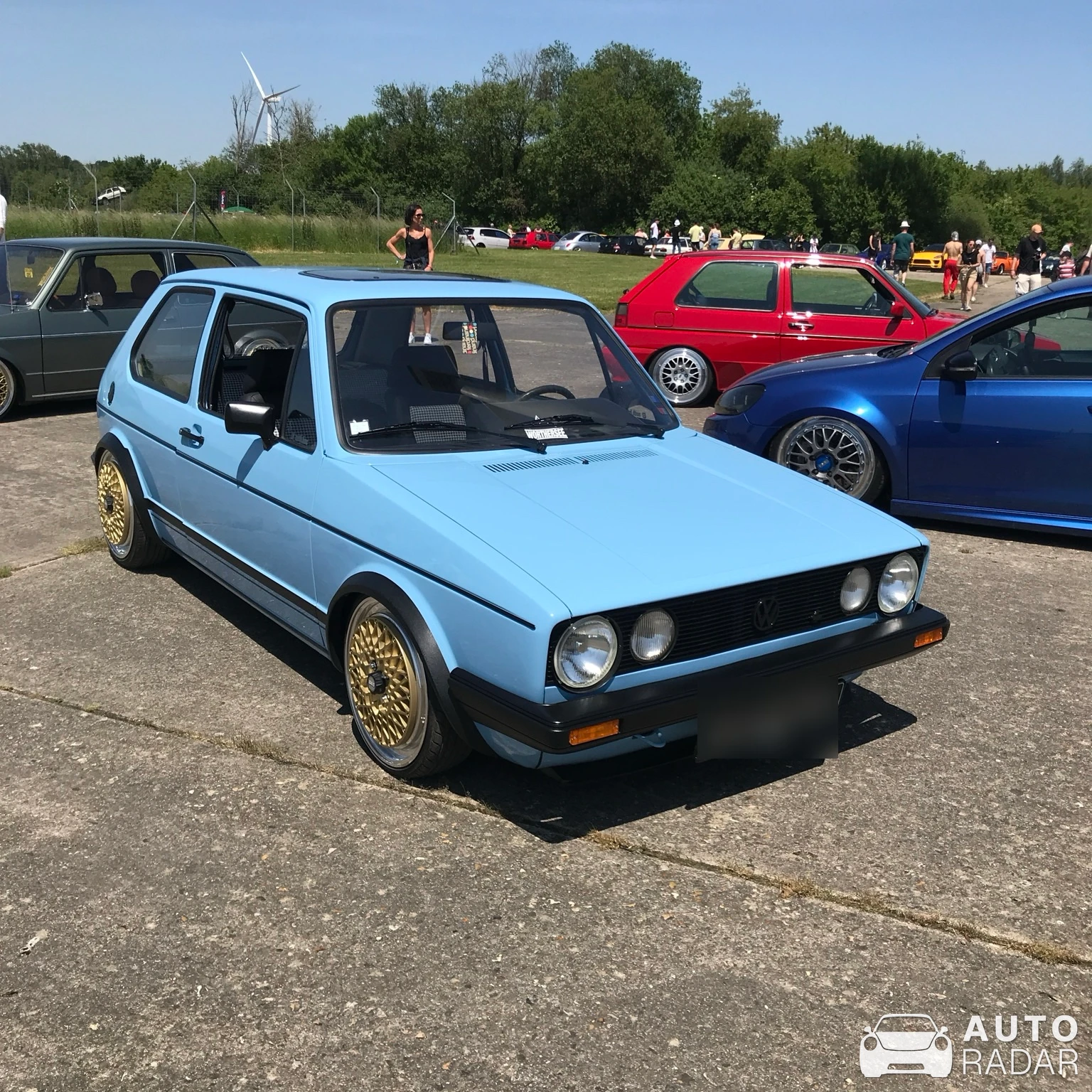 Volkswagen Golf Mk1 spotted in Le Mans, France