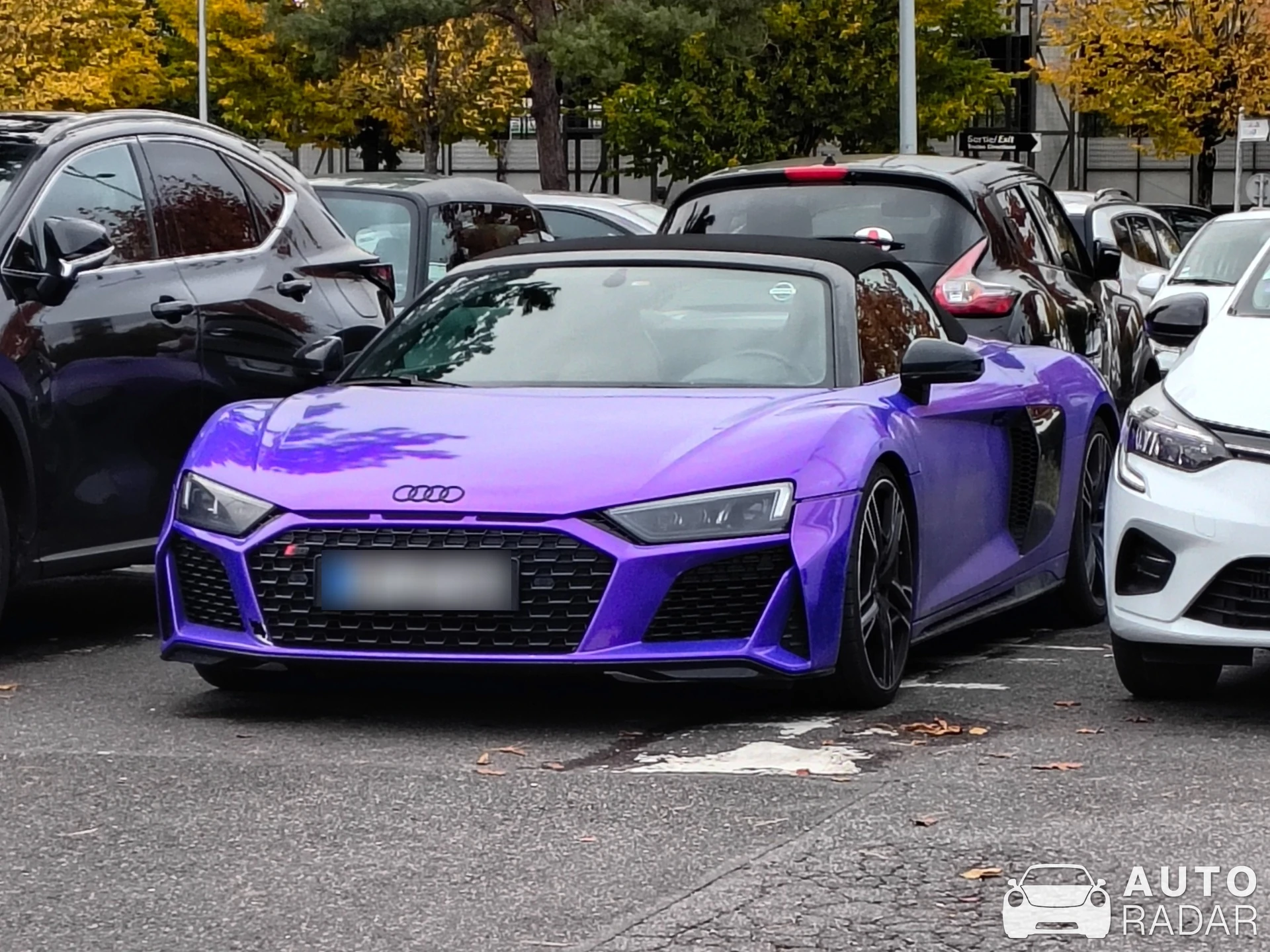 Audi R8 V10 Spyder RWD 2020 spotted in Serris