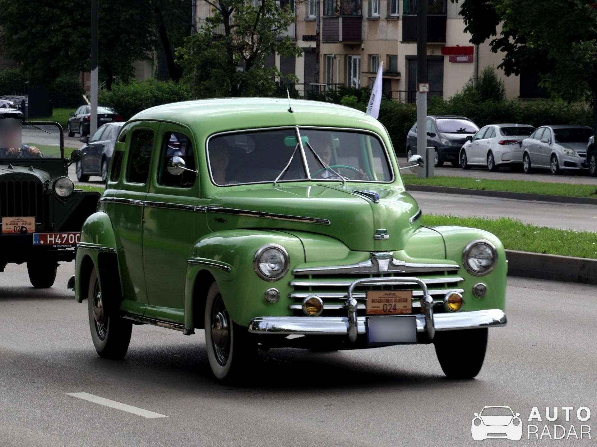 Ford Super Deluxe Sedan spotted in Kaunas