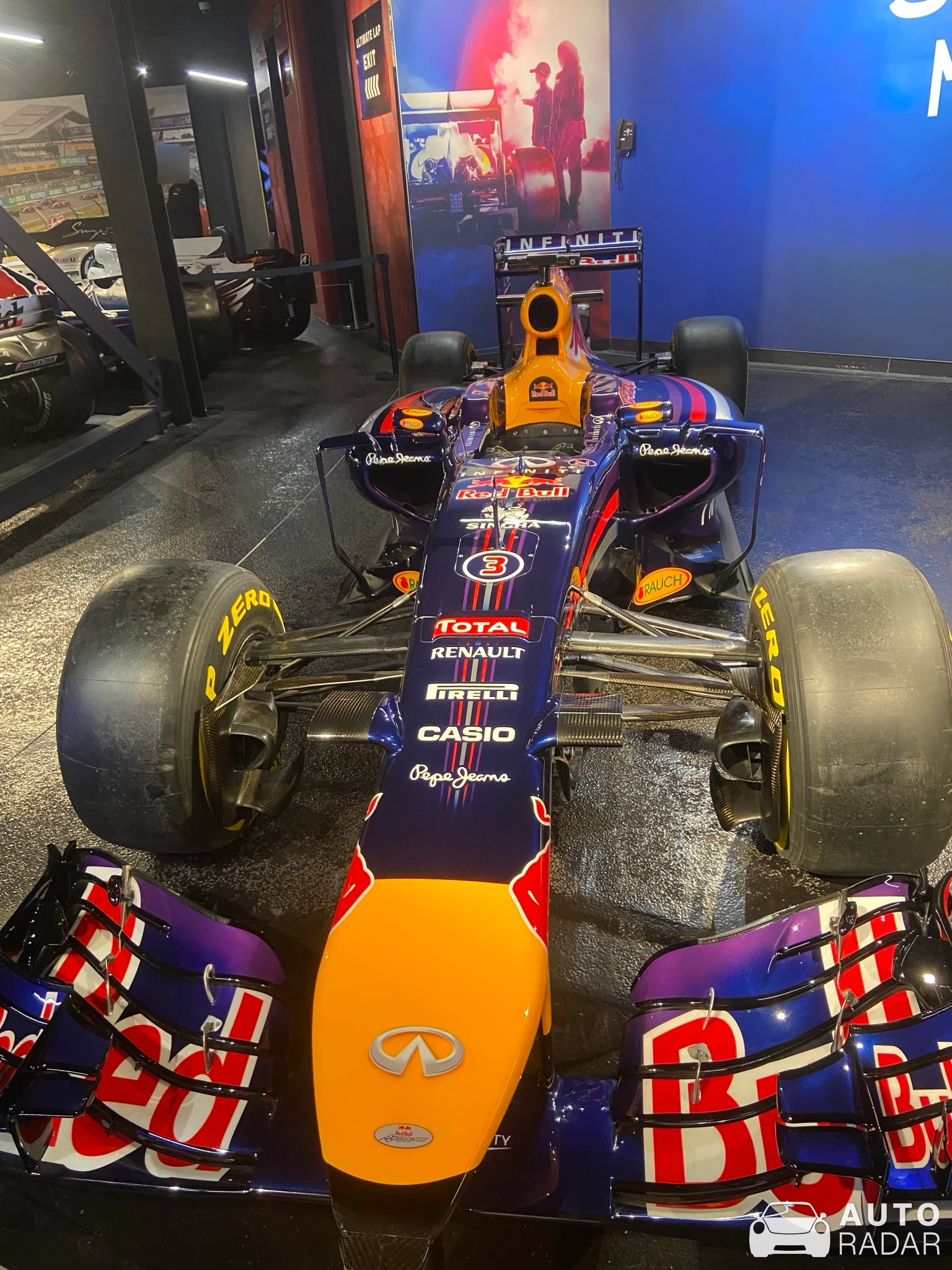 Red Bull Racing RB10 spotted in Towcester
