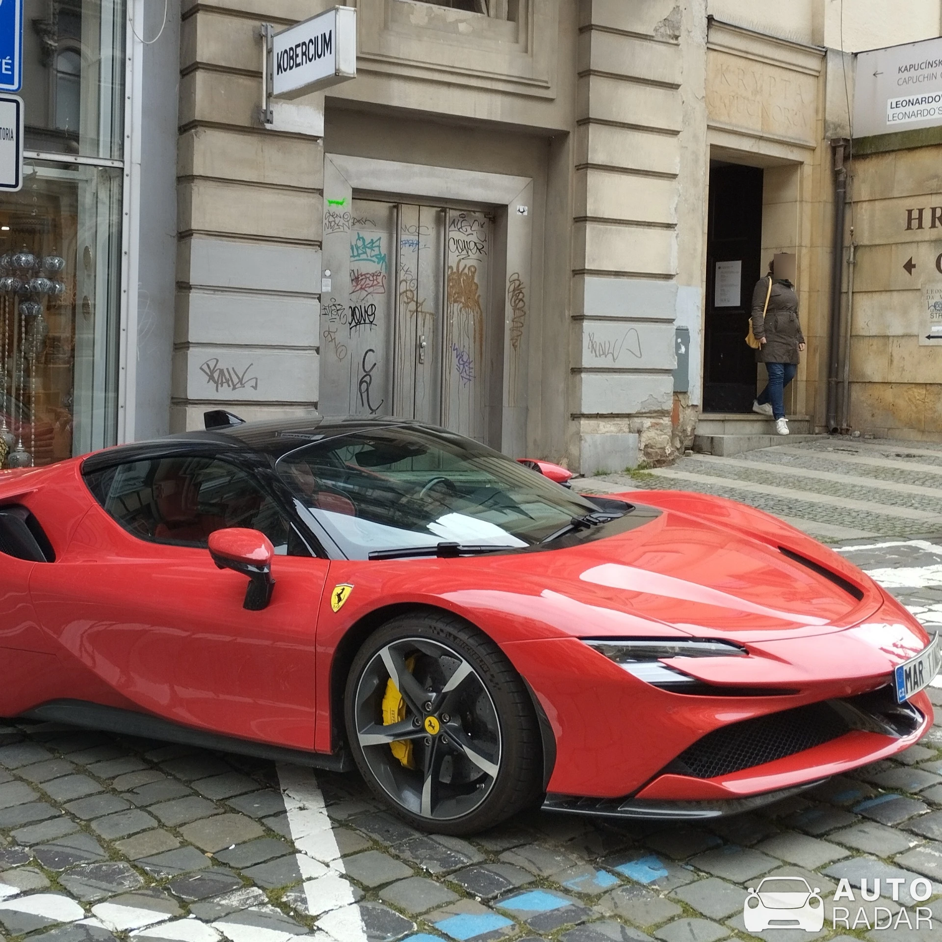 Ferrari SF90 Stradale spotted in Brno-střed, Czechia