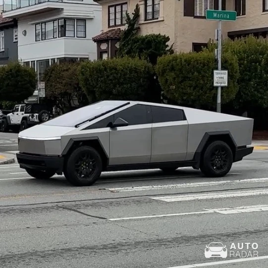 Tesla Cybertruck spotted in San Francisco, United States