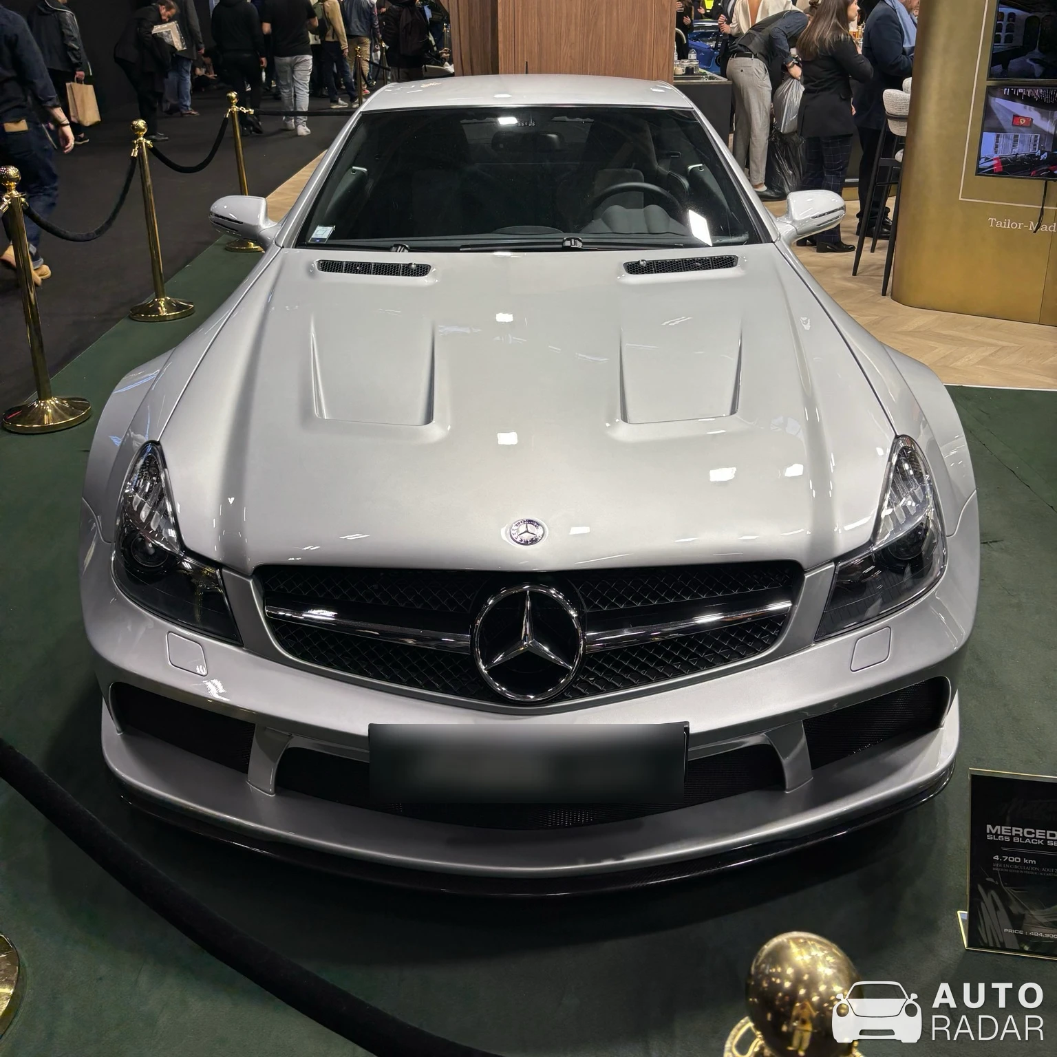 Mercedes-Benz SL 65 AMG Black Series spotted in Paris, France