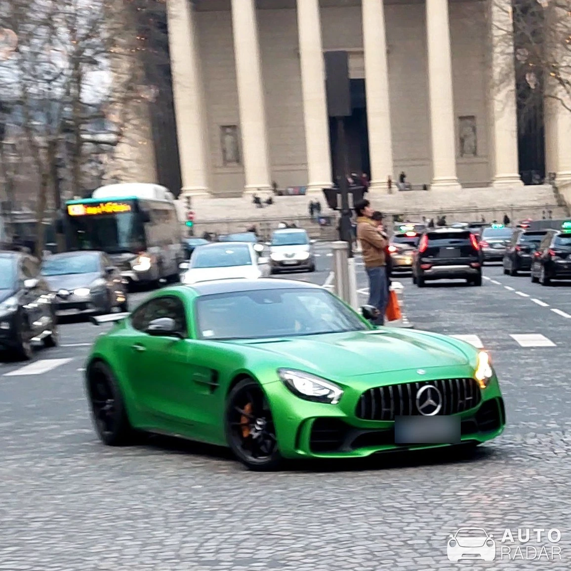 Mercedes-AMG GT R C190 spotted in Paris, France