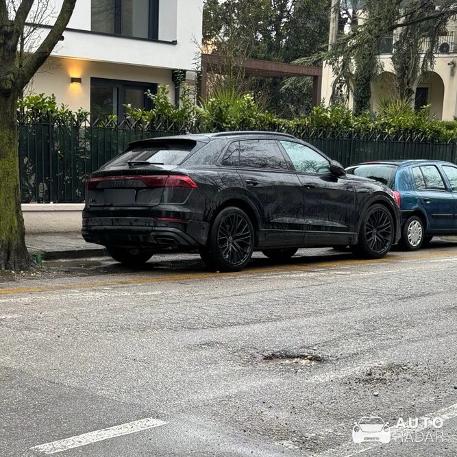 Audi RS Q8 spotted in Padova, Italy