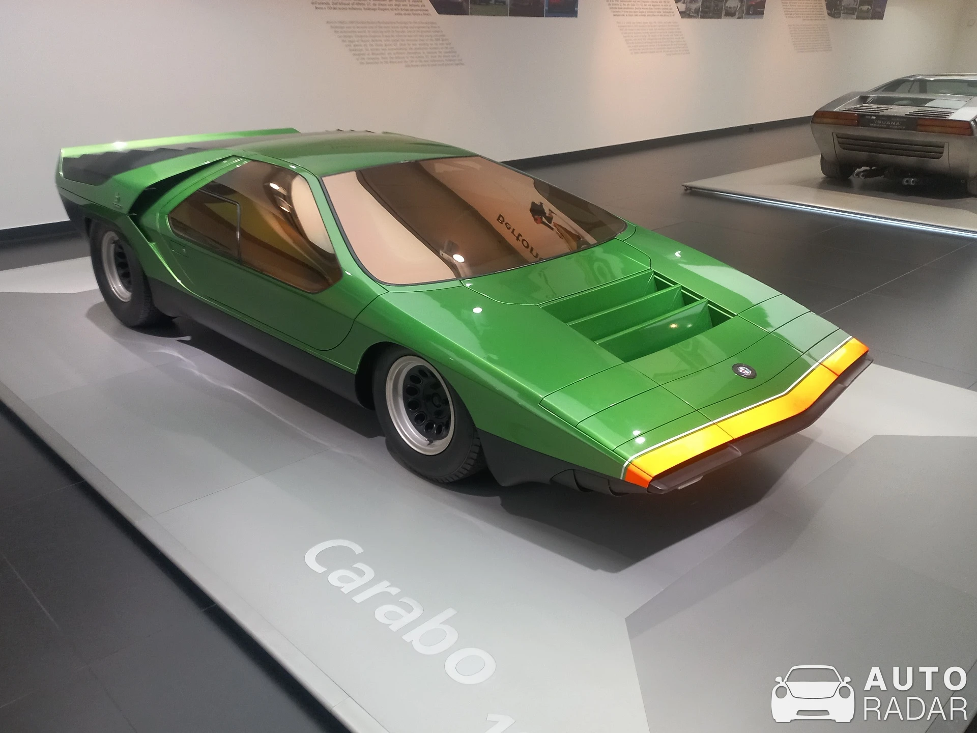Alfa Romeo Carabo spotted in Rho