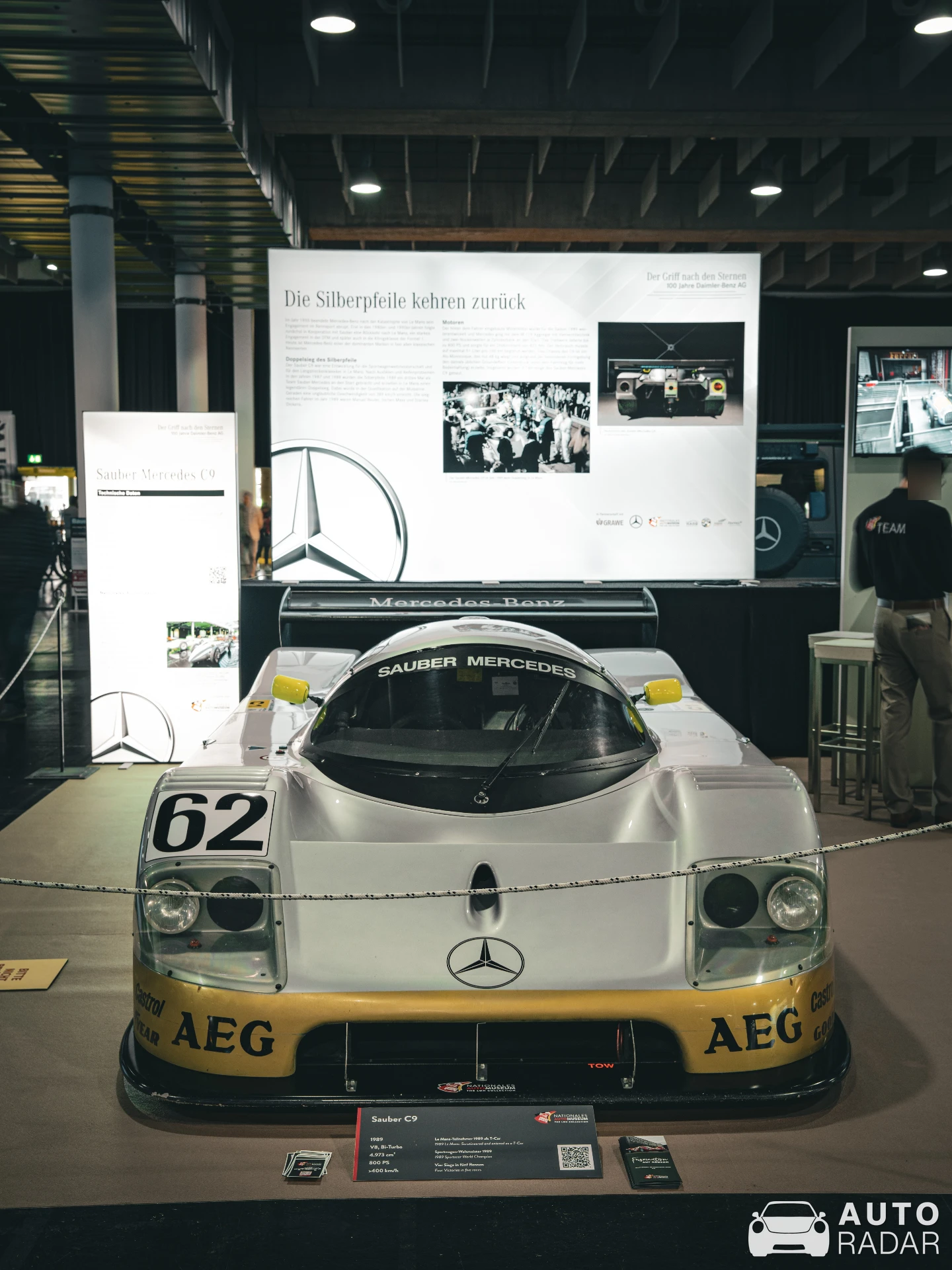 Sauber C9 spotted