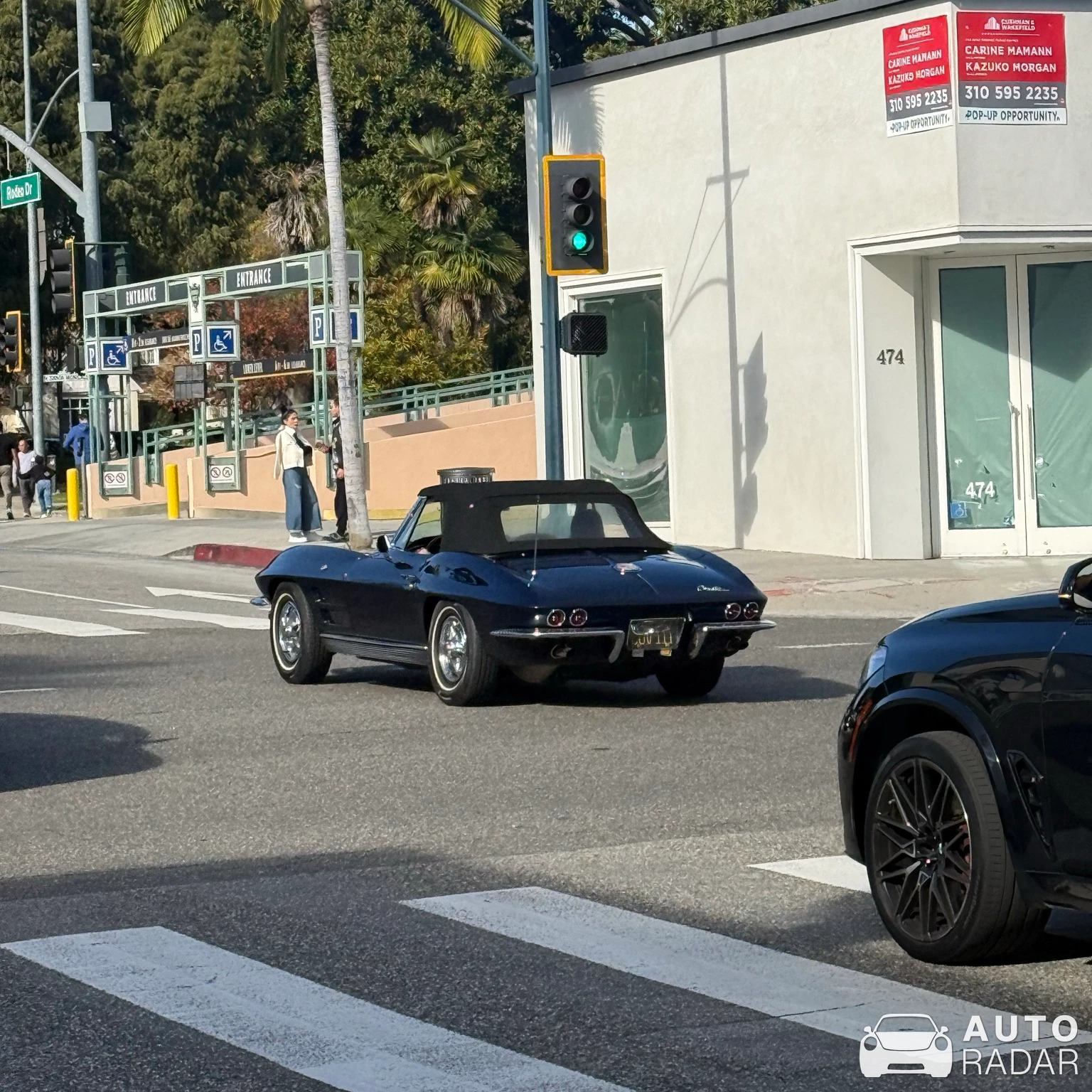 Chevrolet Corvette C2 Stingray Convertible spotted in Beverly Hills, United States