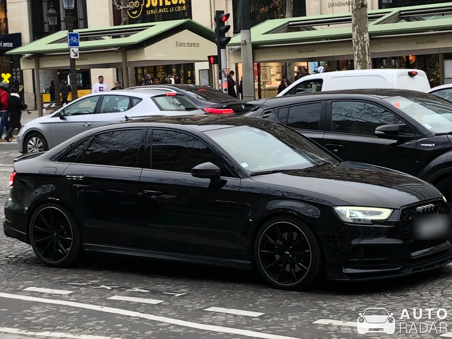 Audi RS3 Sedan 8V spotted in Paris, France