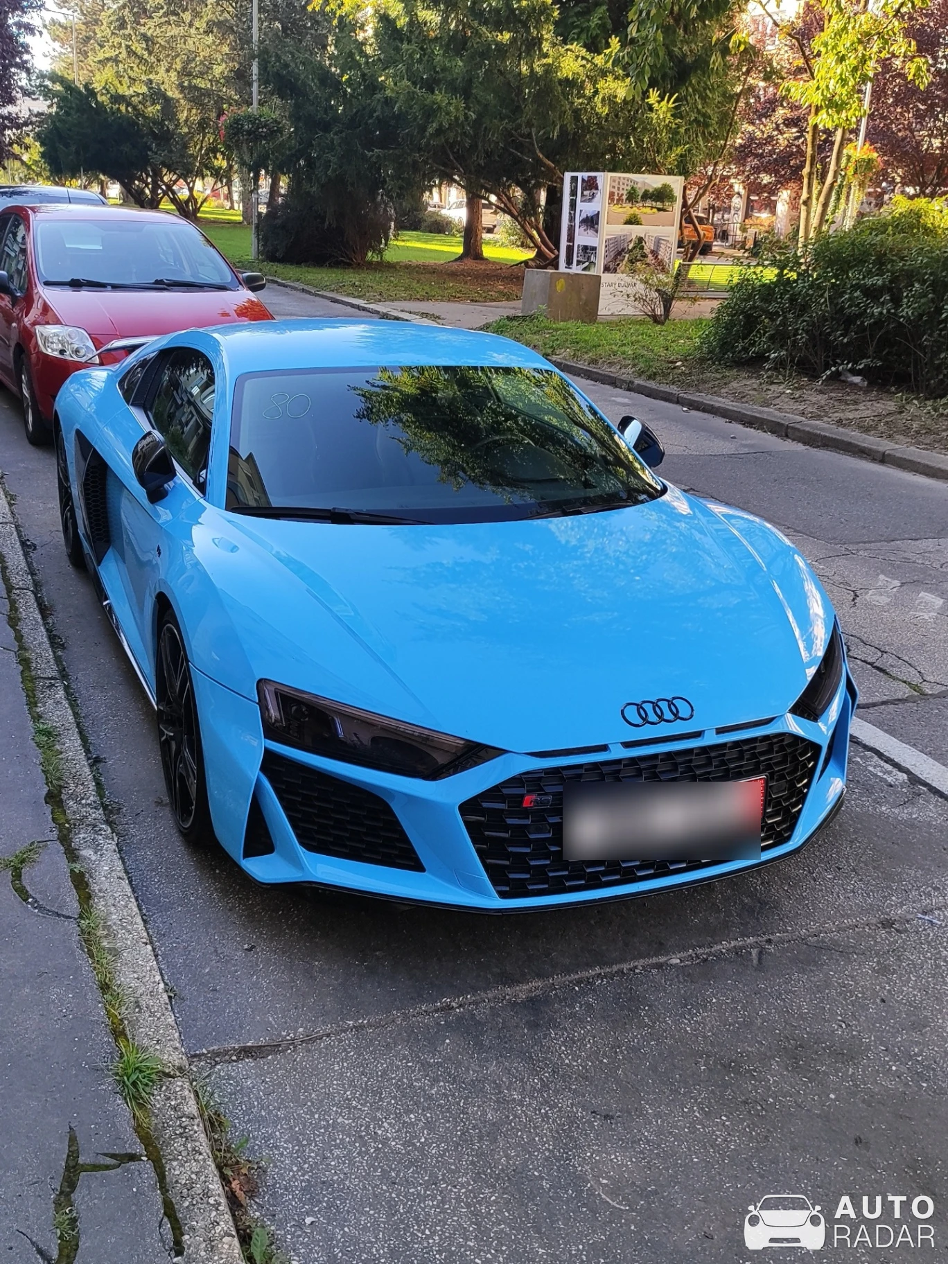 Audi R8 V10 spotted in Žilina, Slovakia