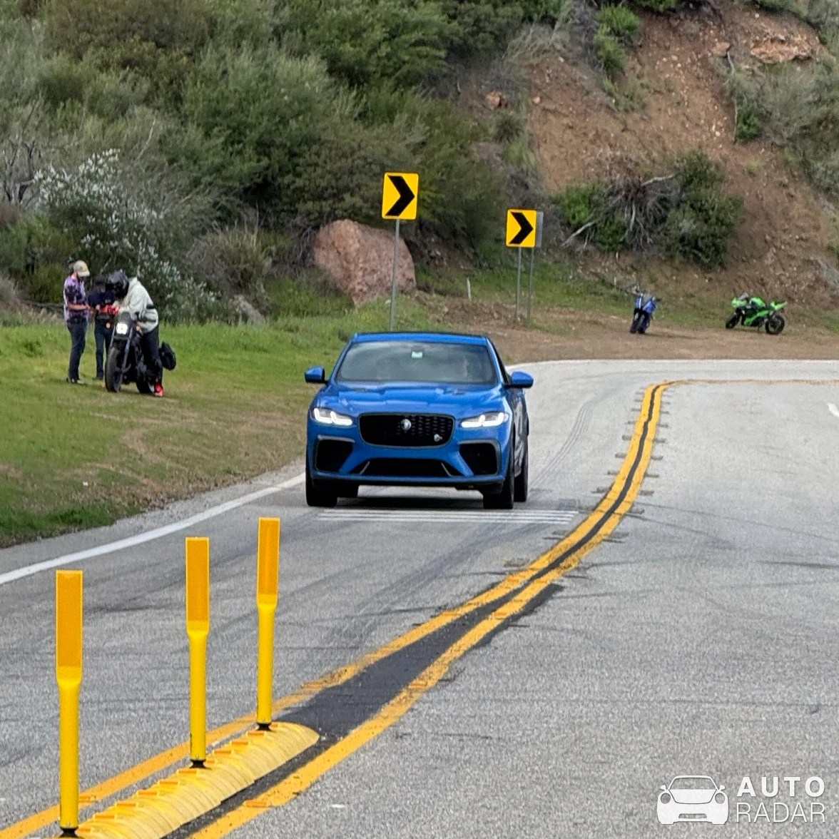 Jaguar F-PACE SVR spotted in Malibu, United States