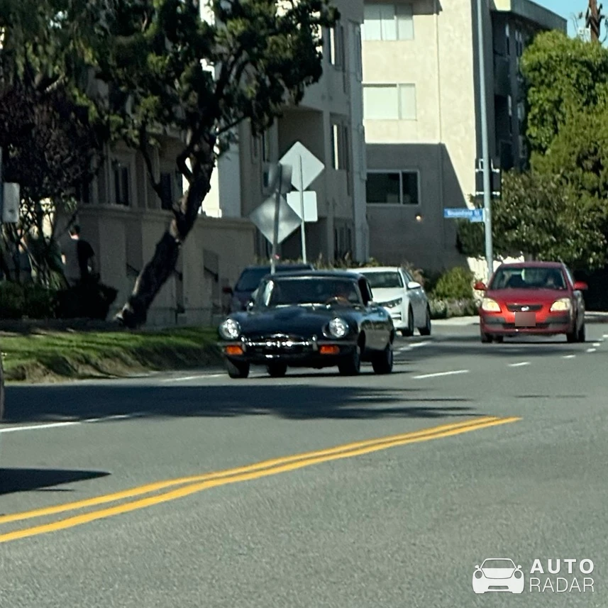 Jaguar E-Type spotted in Los Angeles, United States