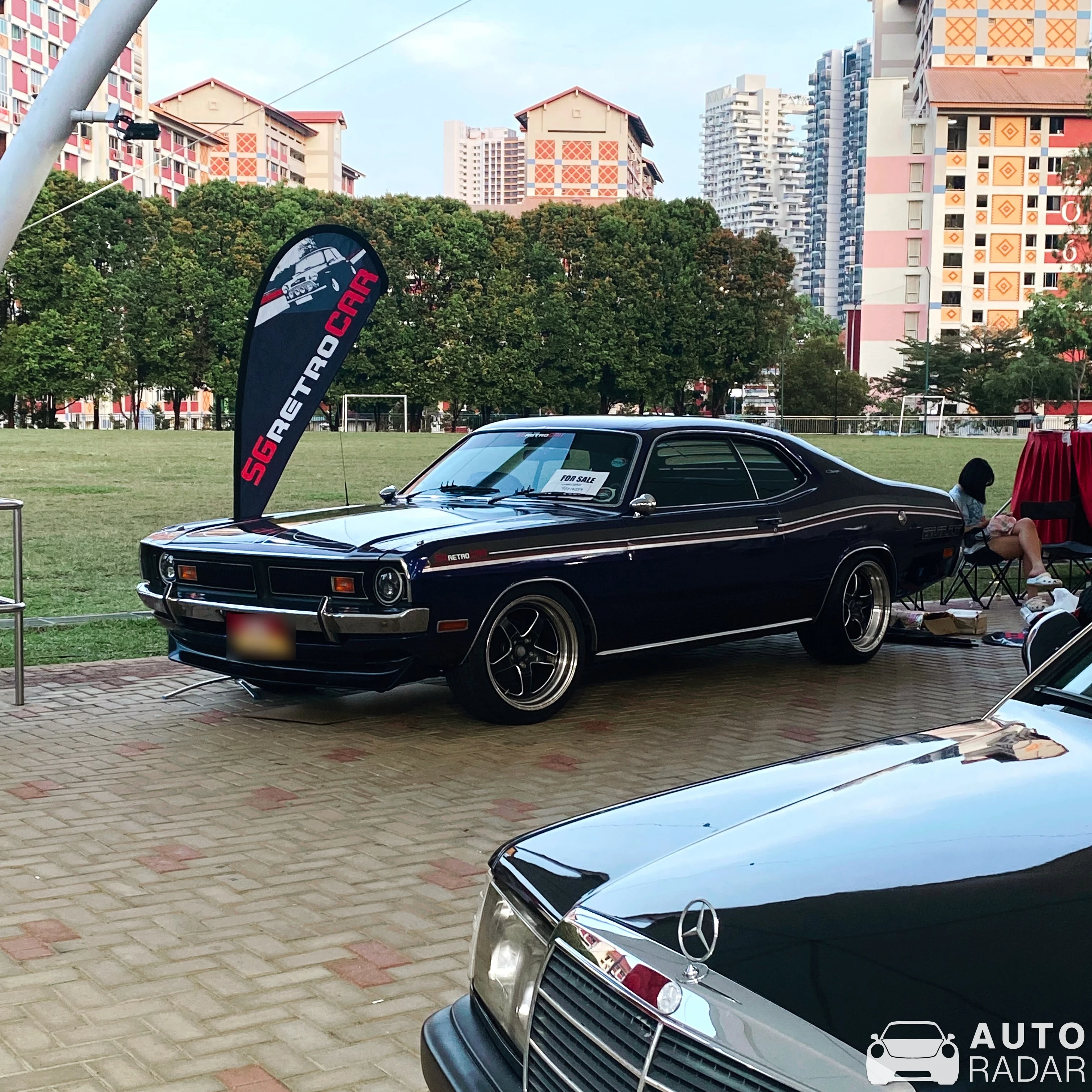 Chrysler Valiant spotted in Singapore