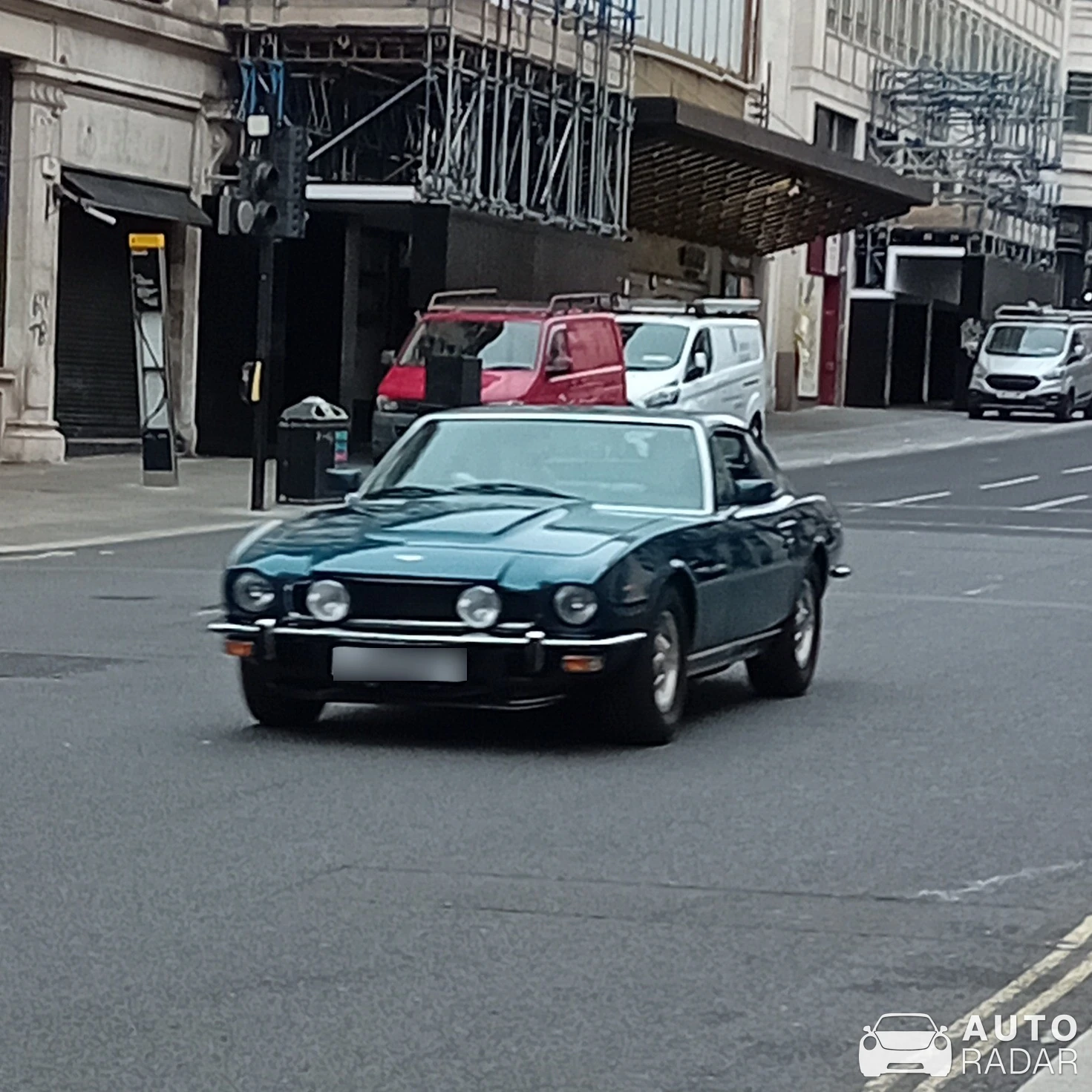 Aston Martin V8 Series 3 spotted in London