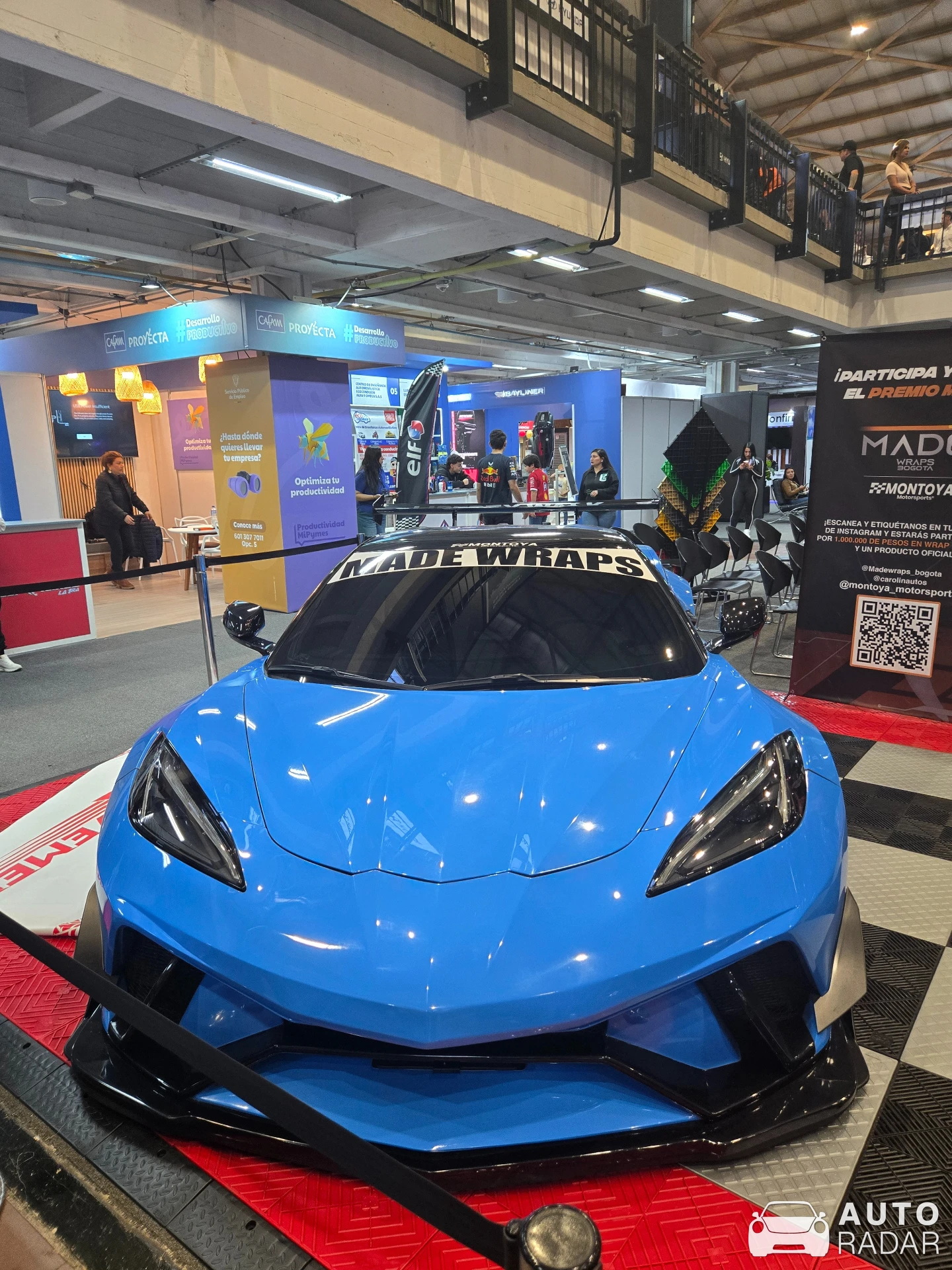 Chevrolet Corvette C8 Liberty Walk spotted in Bogotá, Colombia
