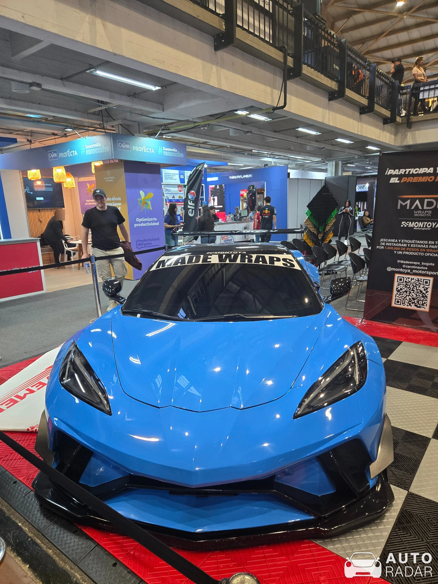 Chevrolet Corvette C8 Liberty Walk spotted in Bogotá
