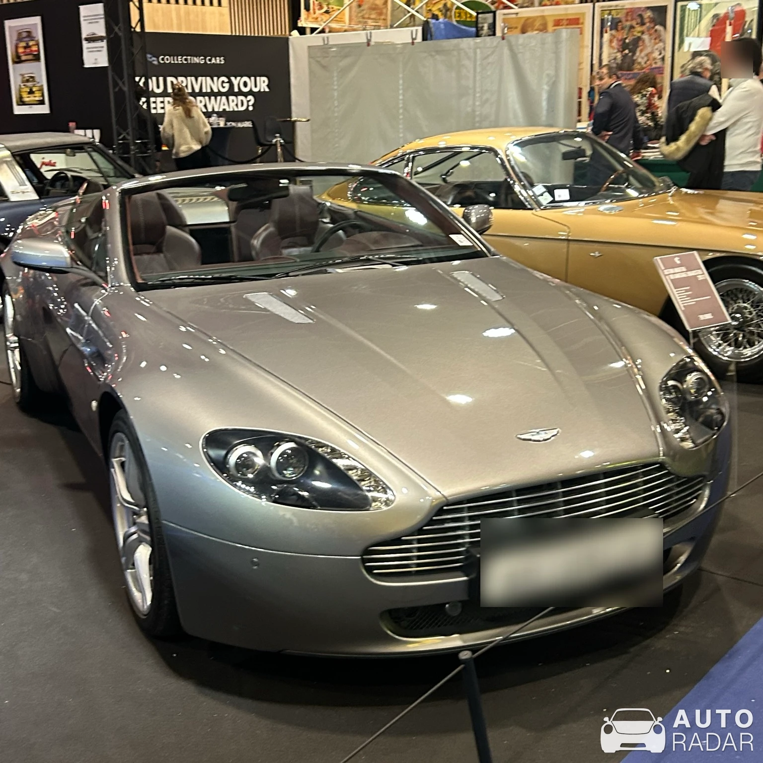 Aston Martin V8 Vantage Roadster spotted in Vanves, France