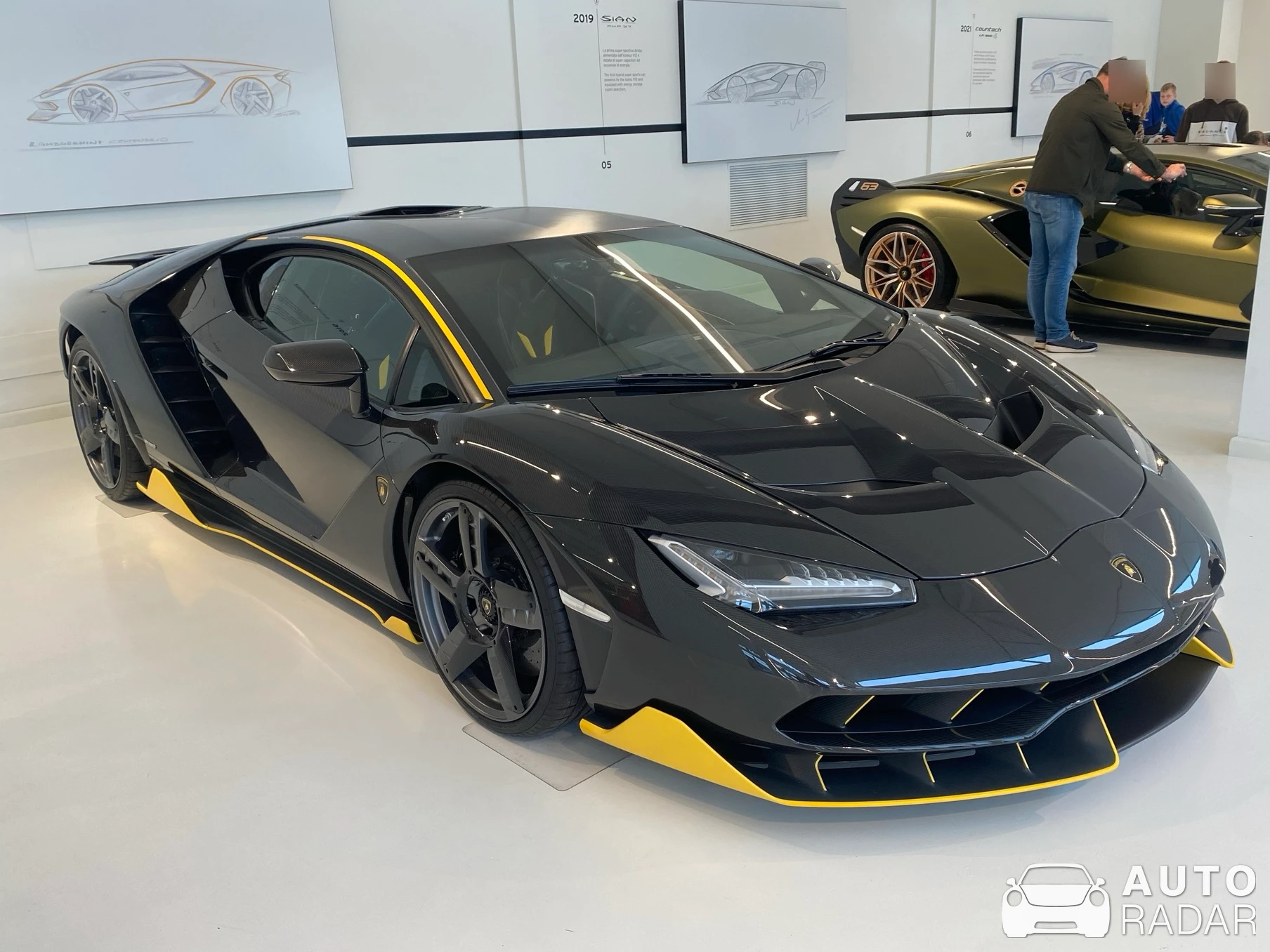 Lamborghini Centenario LP770-4 spotted in Sant'Agata Bolognese