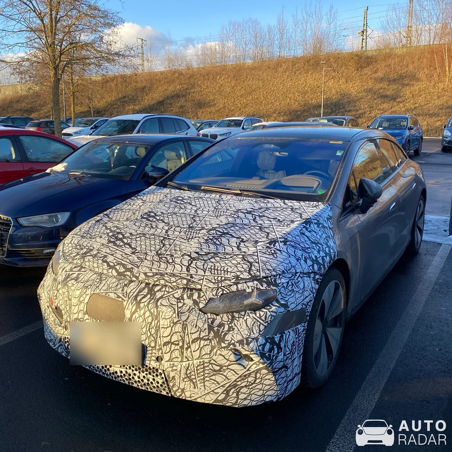 Mercedes-Benz EQS spotted in Montabaur, Deutschland
