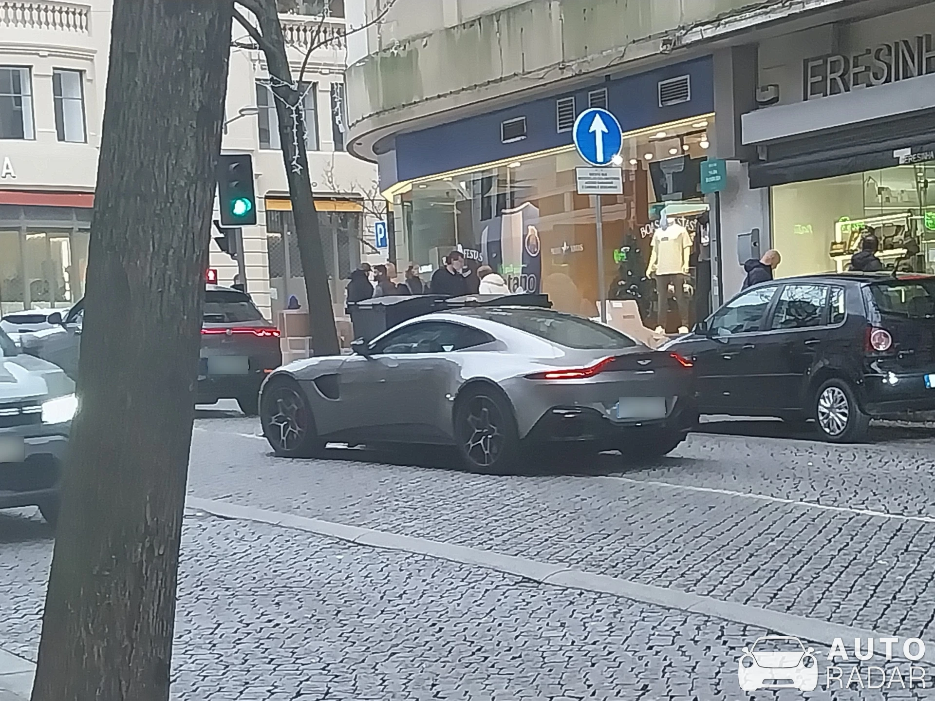 Aston Martin V8 Vantage spotted in Porto, Portugal