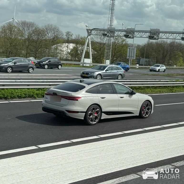 Audi S6 E-Tron spotted in Den Haag