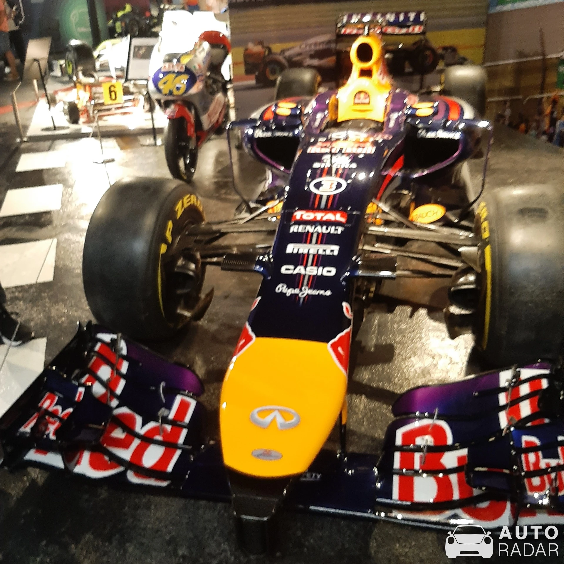 Red Bull Racing RB9 spotted in Towcester