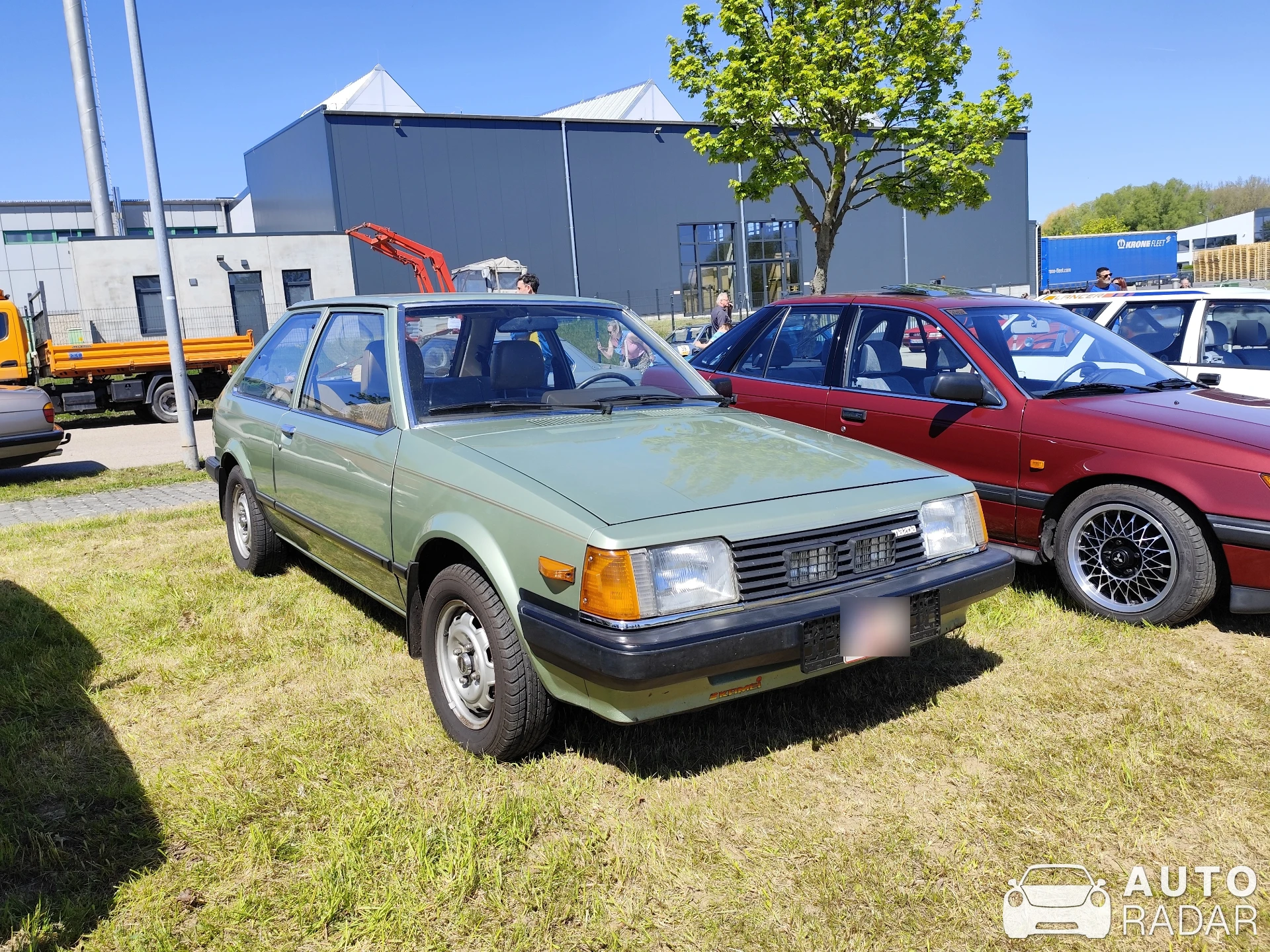 Mazda 323 spotted in Hartmannsdorf