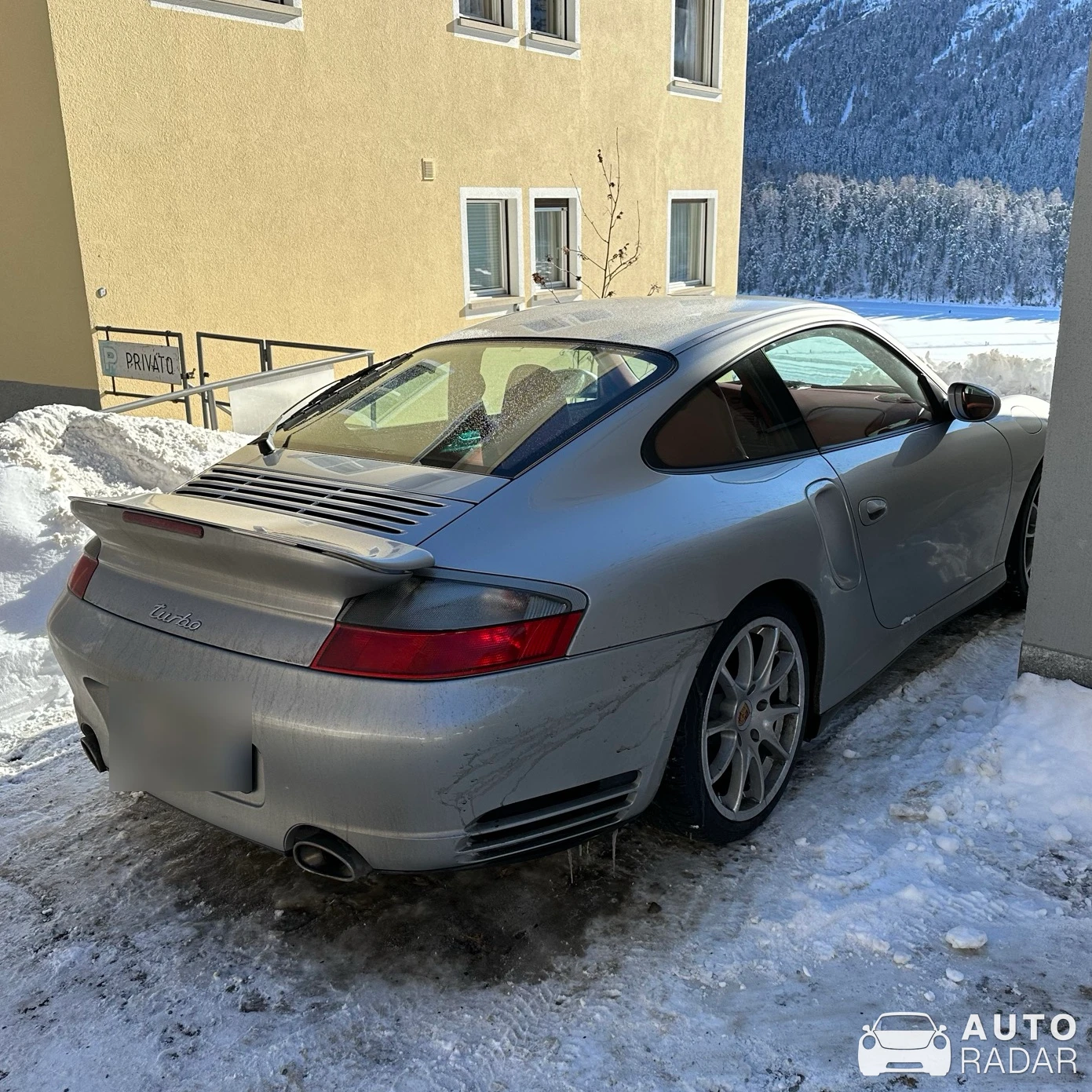 Porsche 996 Turbo spotted in Sankt Moritz, Schweiz