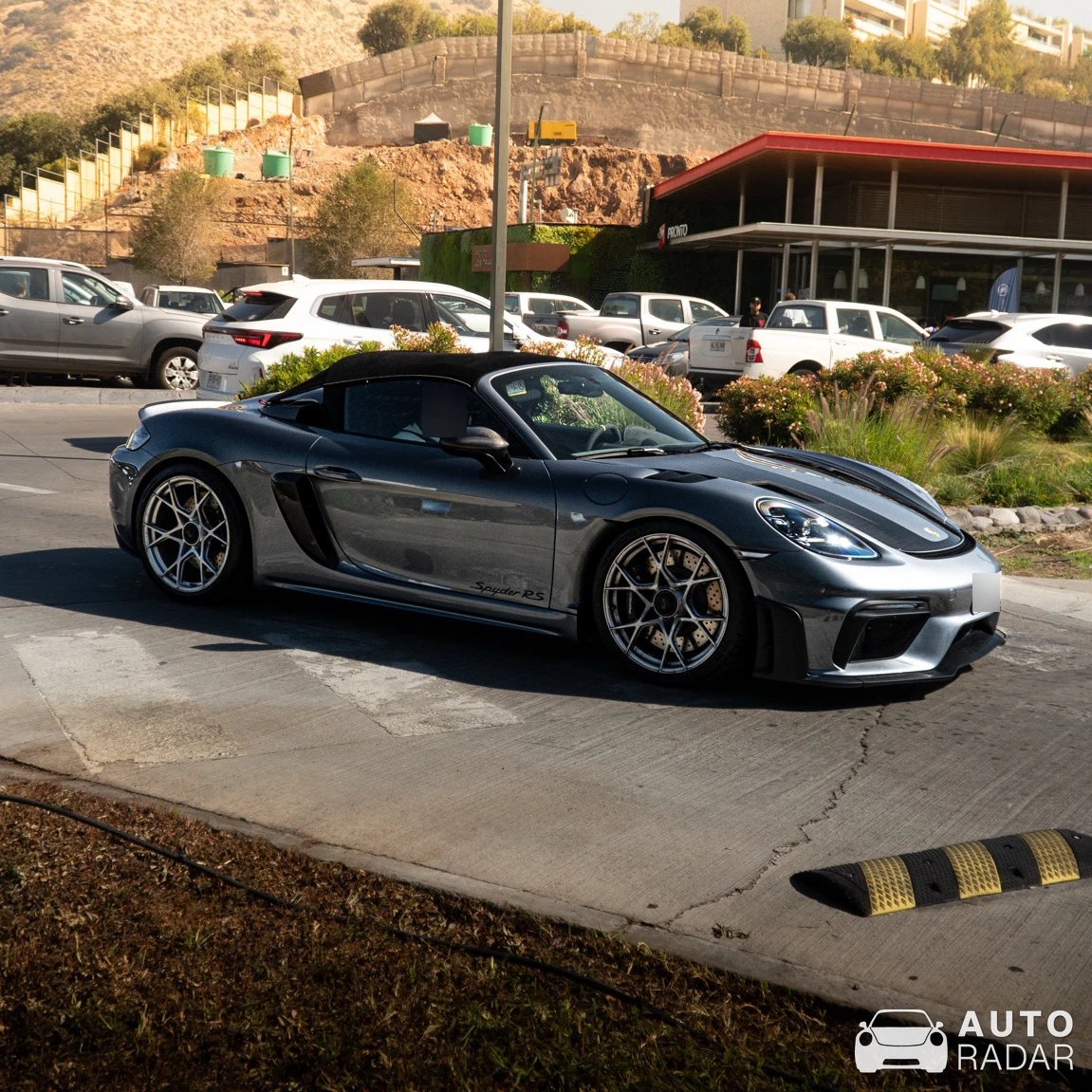 Porsche 718 Spyder RS spotted in Las Condes