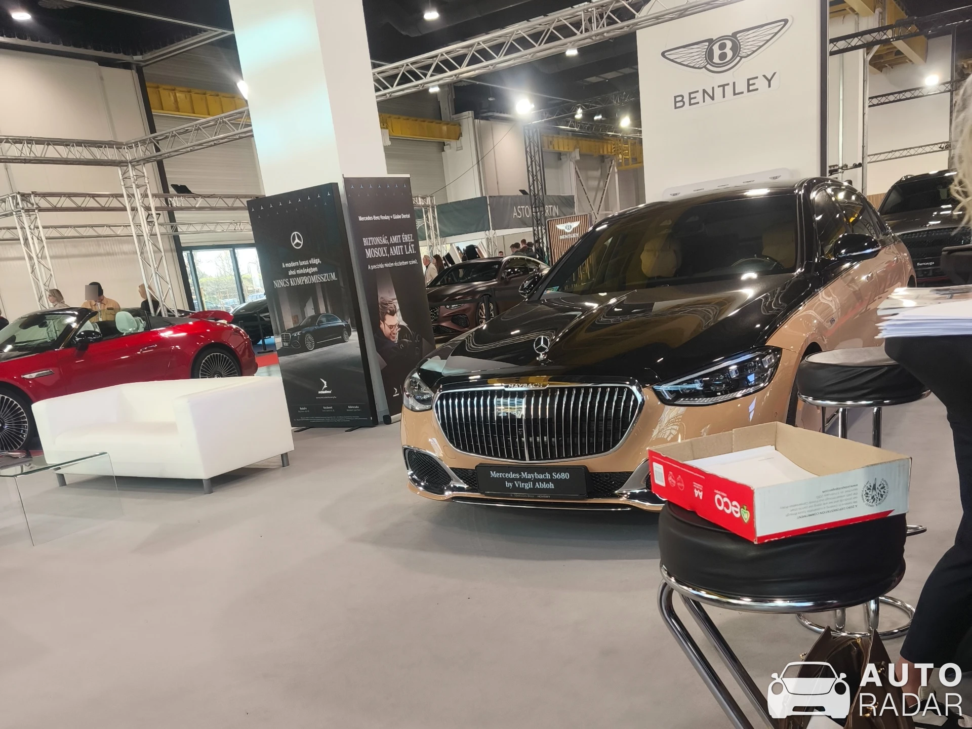 Mercedes-Maybach S 680 X Virgil Abloh spotted in Budapest