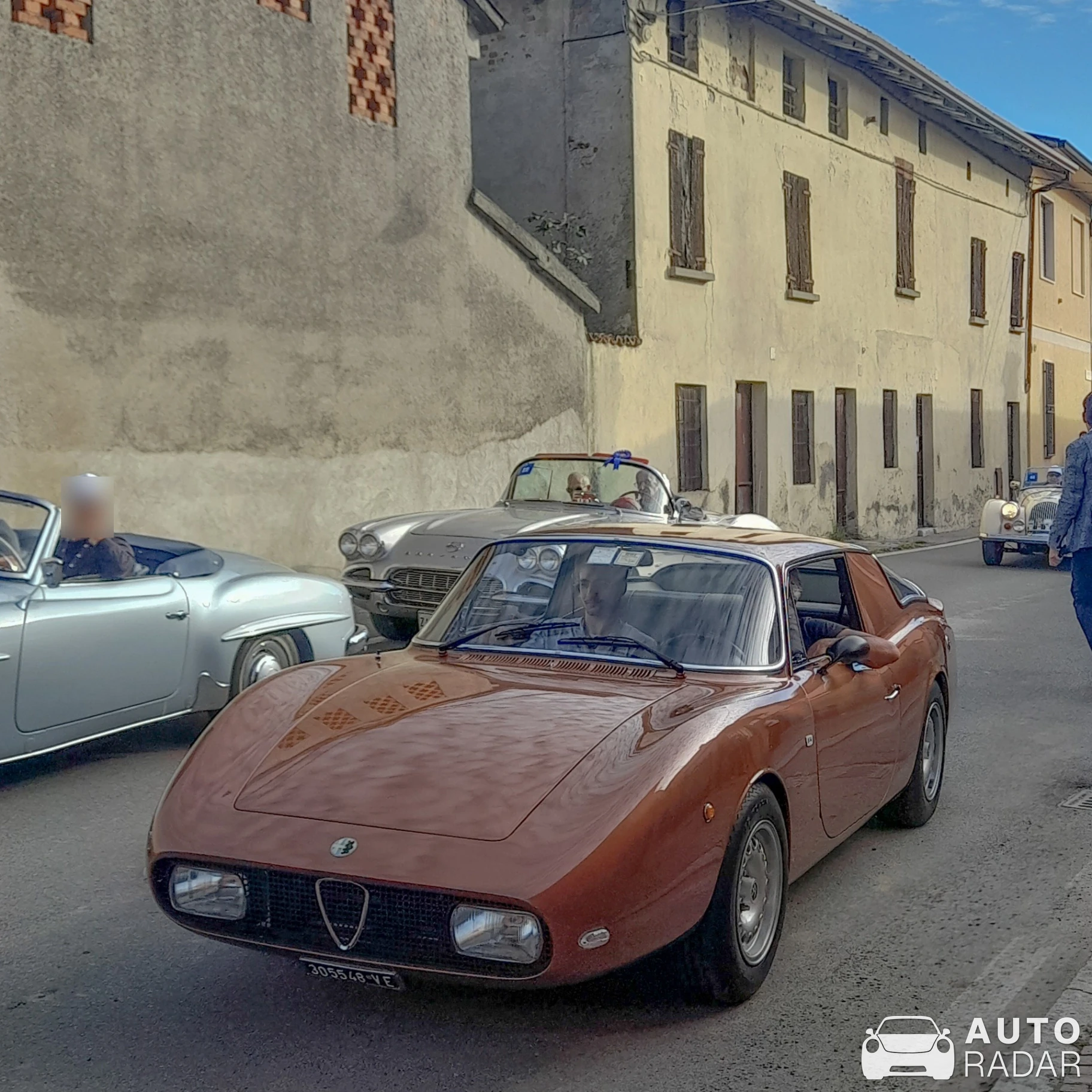 Alfa Romeo Severtail spotted in Brescia, Italy