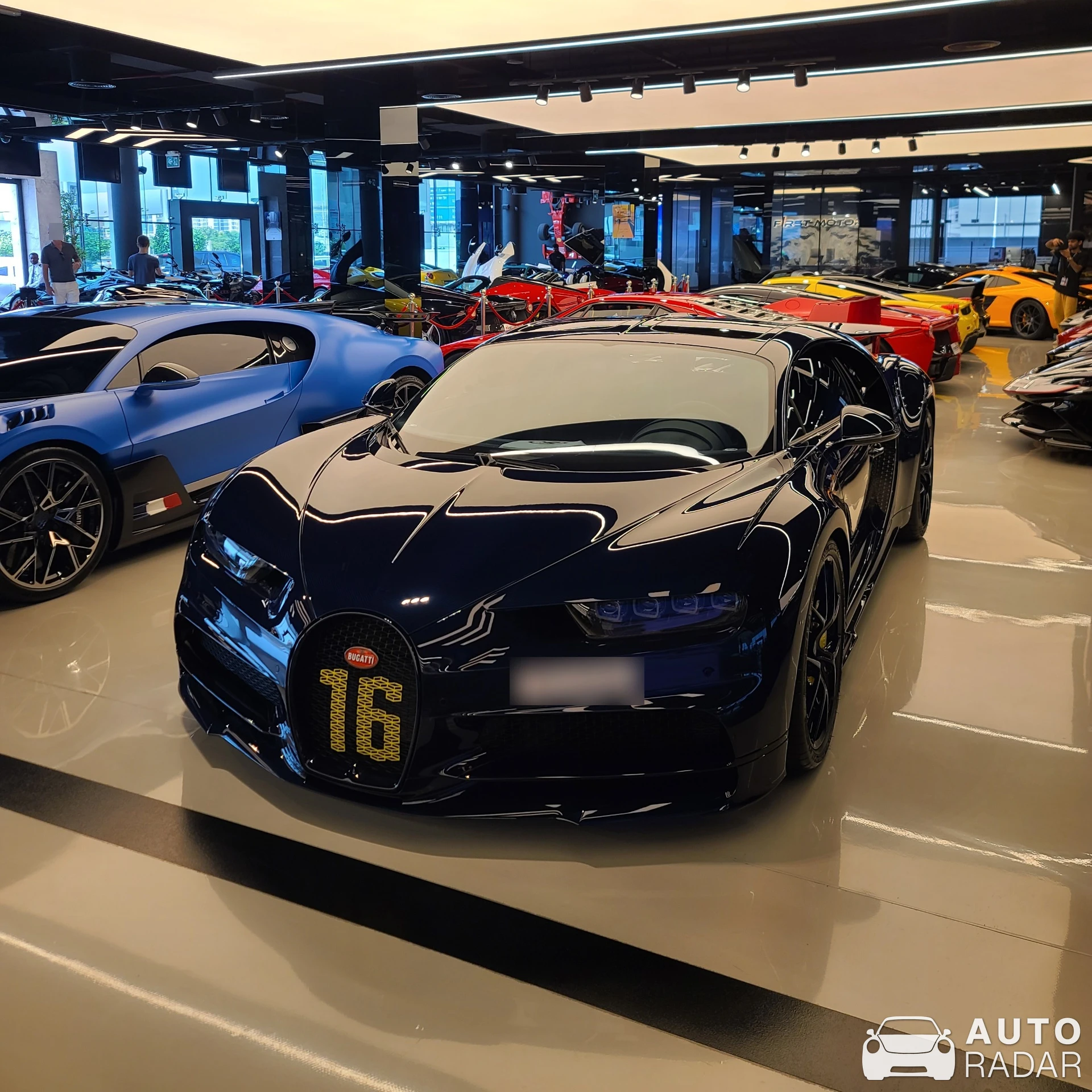Bugatti Chiron Sport spotted in Dubai, United Arab Emirates