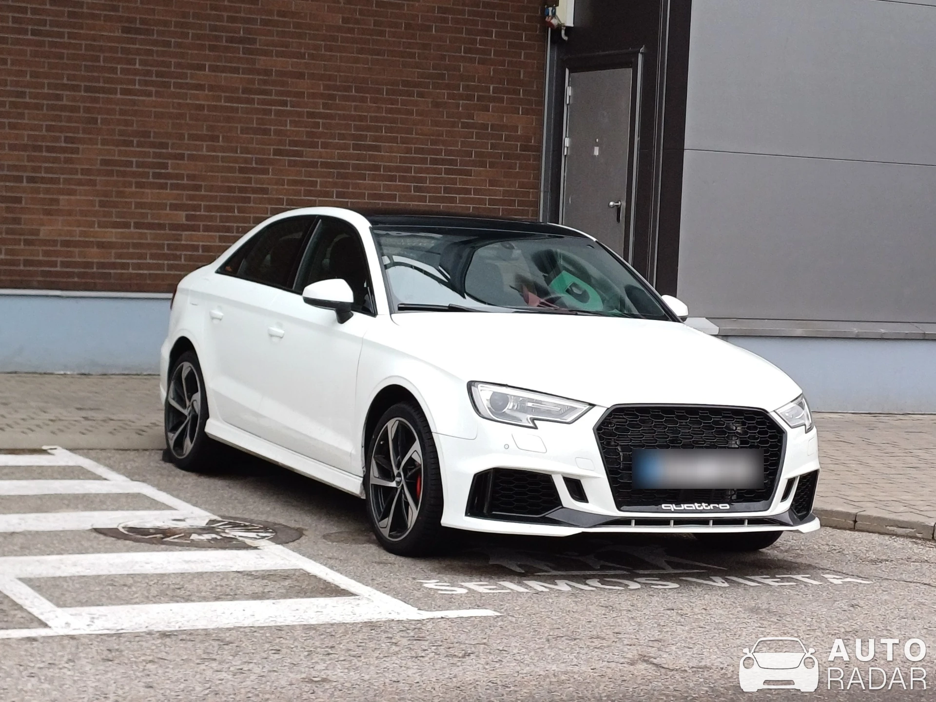 Audi RS3 Sedan 8V spotted in Kaunas, Lithuania