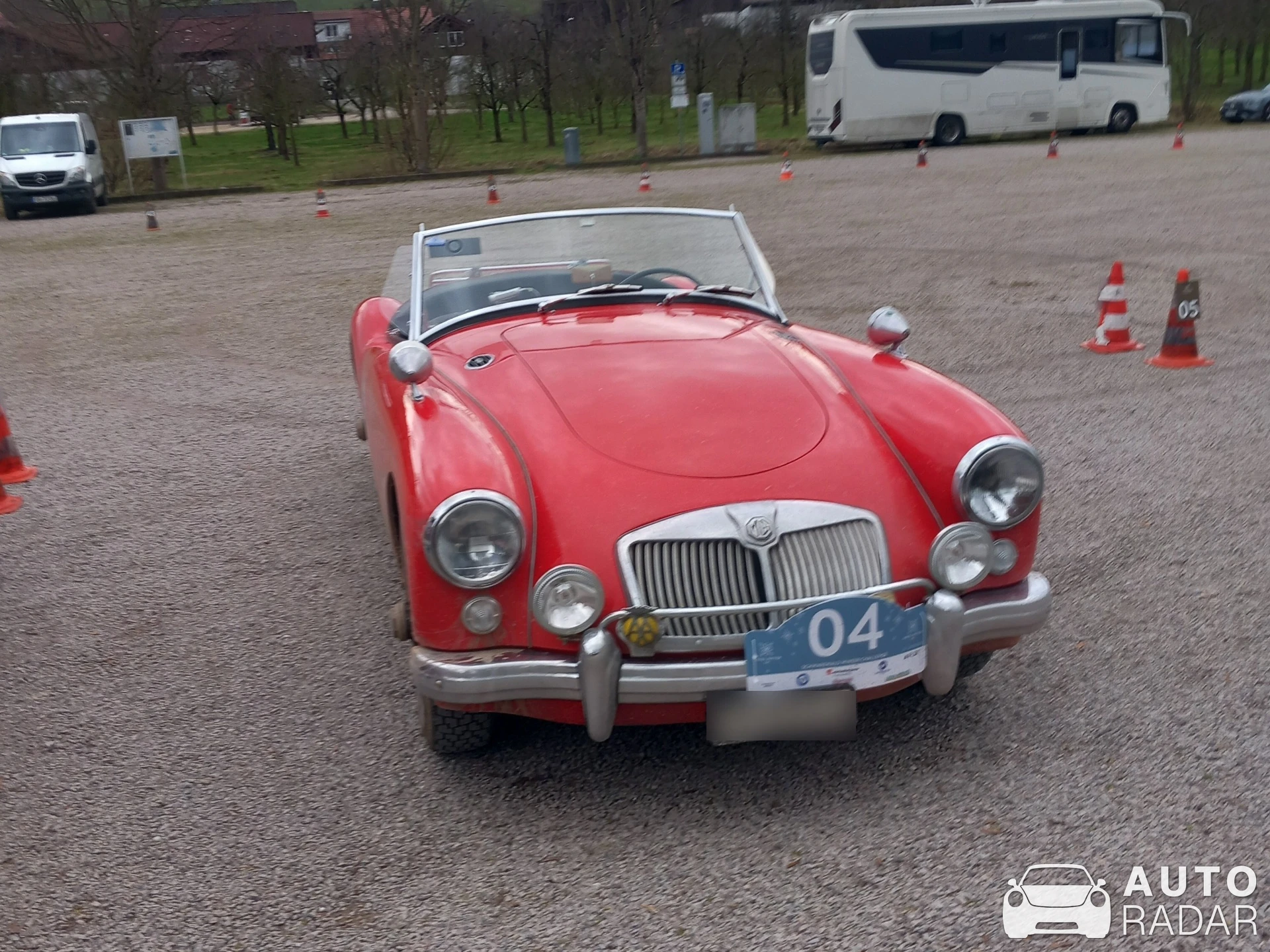MG MGA spotted in Durbach, Germany