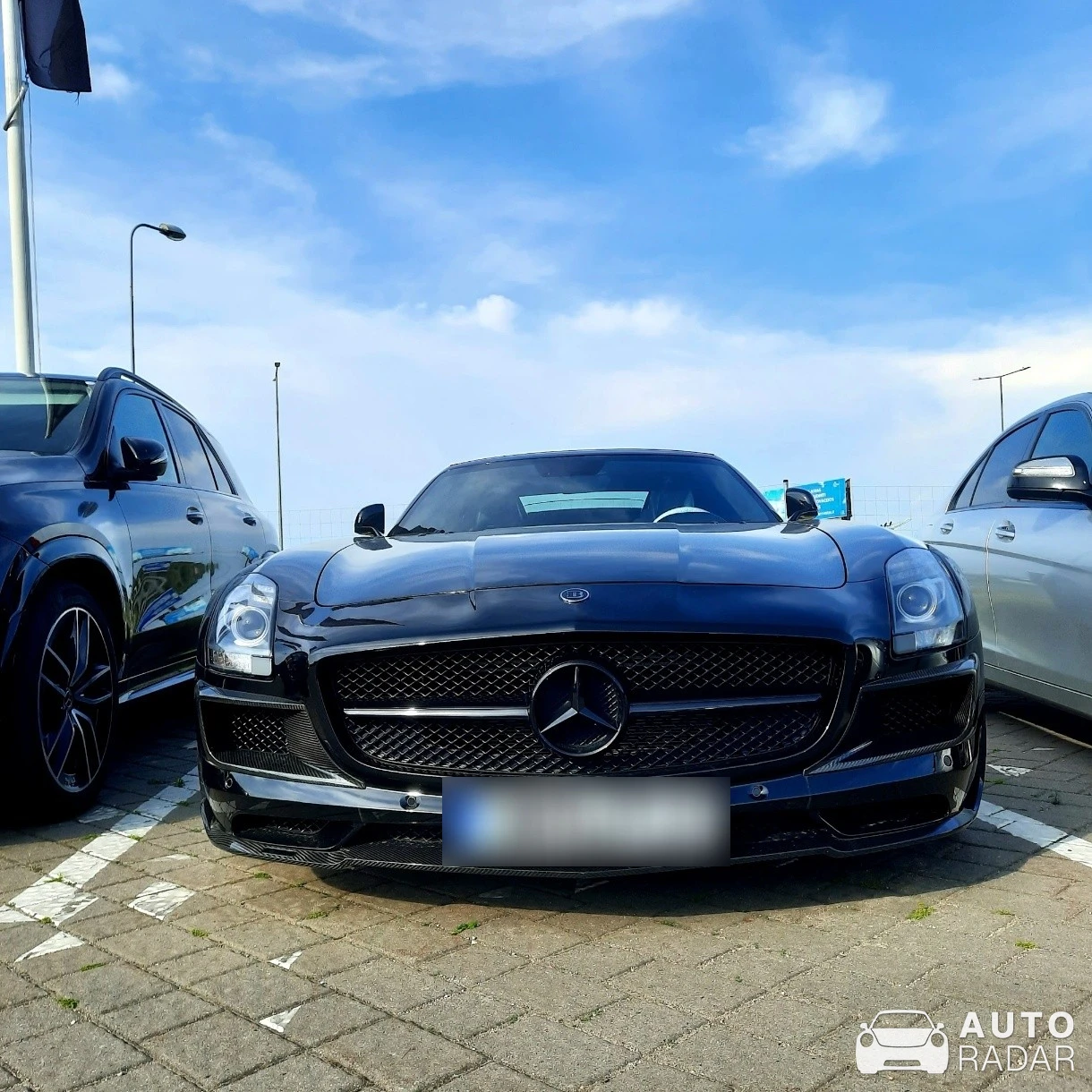 Mercedes-Benz SLS AMG Brabus spotted in Vilnius